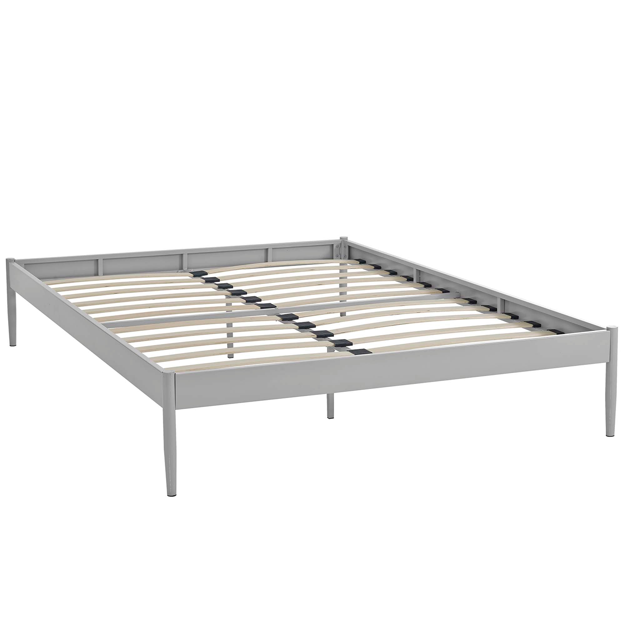 Elsie Queen Bed Frame, Gray