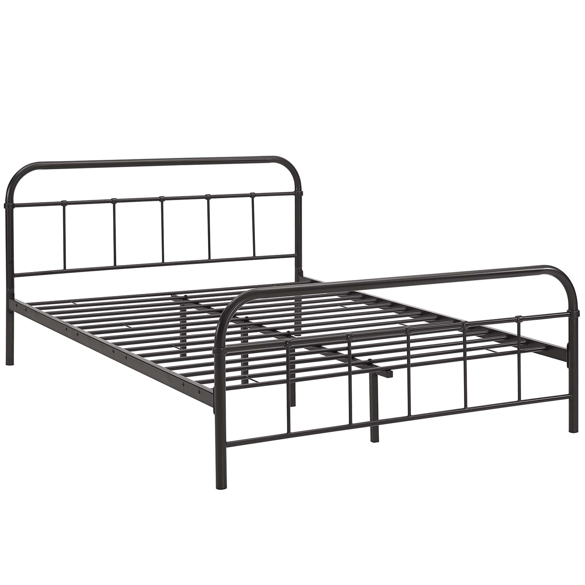Maisie Stainless Steel Queen Bed Frame