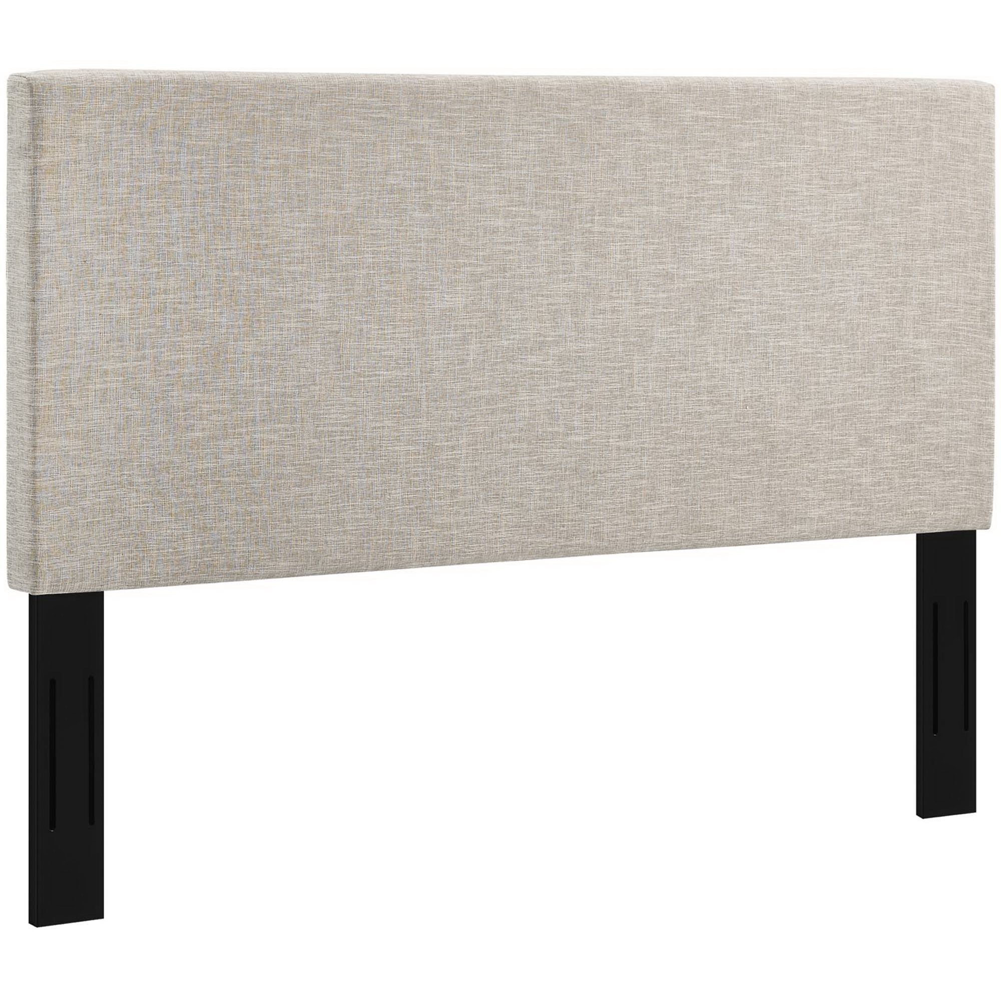 Taylor Upholstered Linen Fabric Full / Queen Headboard, Beige