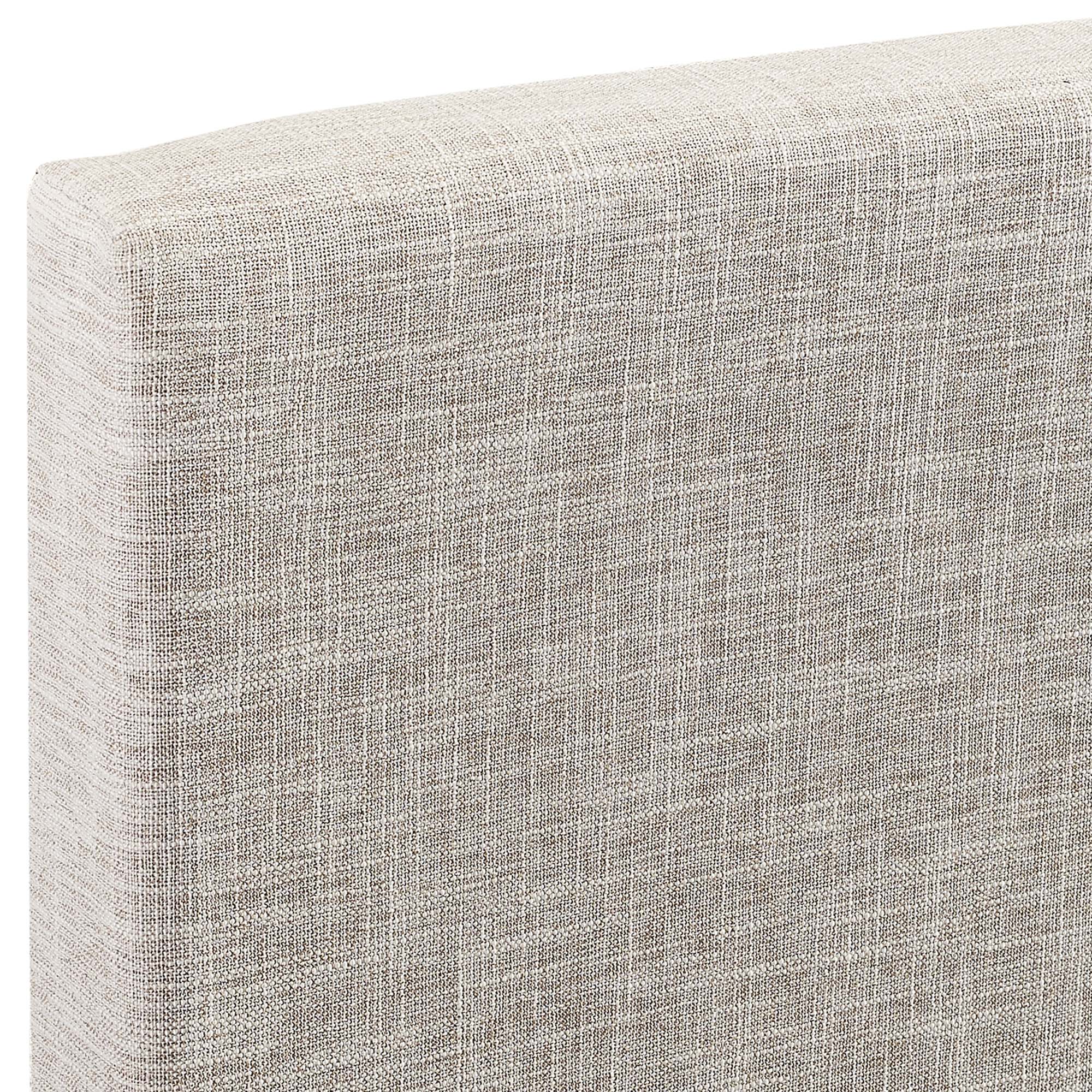 Taylor Upholstered Linen Fabric King and California King Headboard, Beige