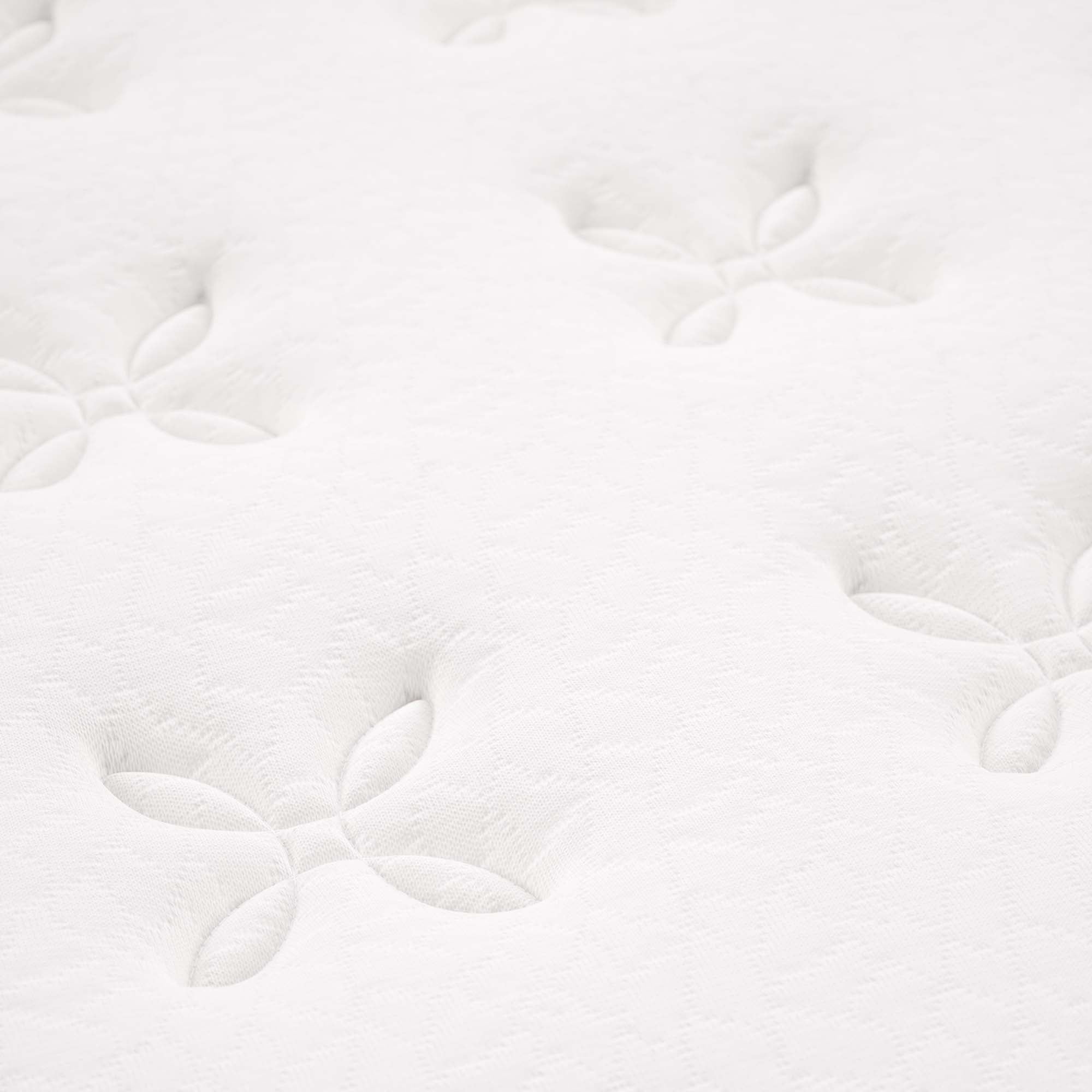 Jenna 14" Innerspring and Foam Twin Mattress, White