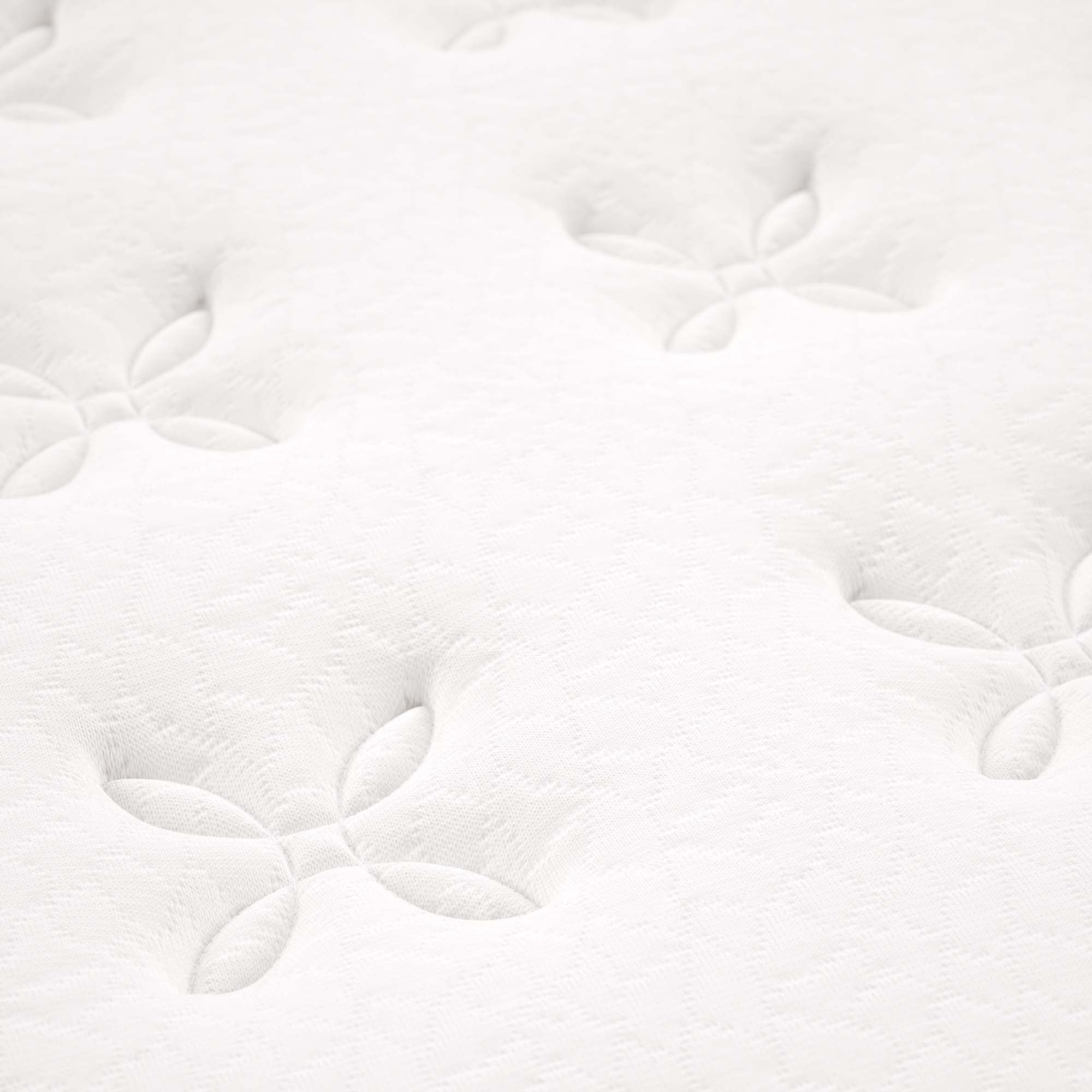 Jenna 14" Innerspring and Foam Full Mattress, White
