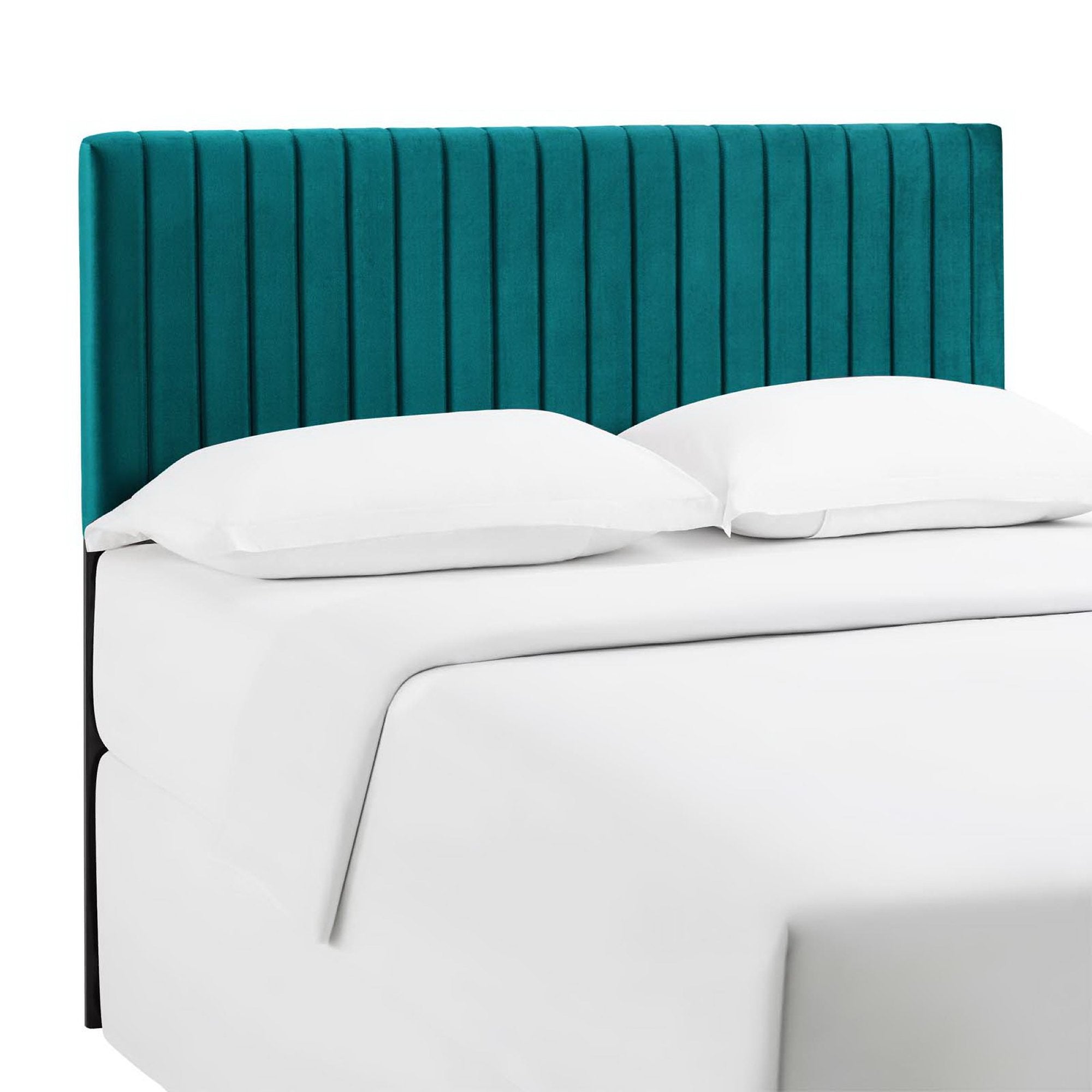 Keira Performance Velvet Full / Queen Headboard, Teal