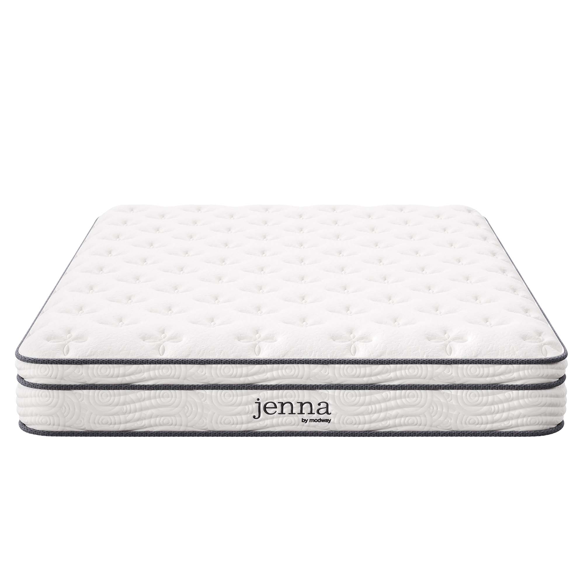 Jenna 8" Innerspring and Foam Full Mattress, White