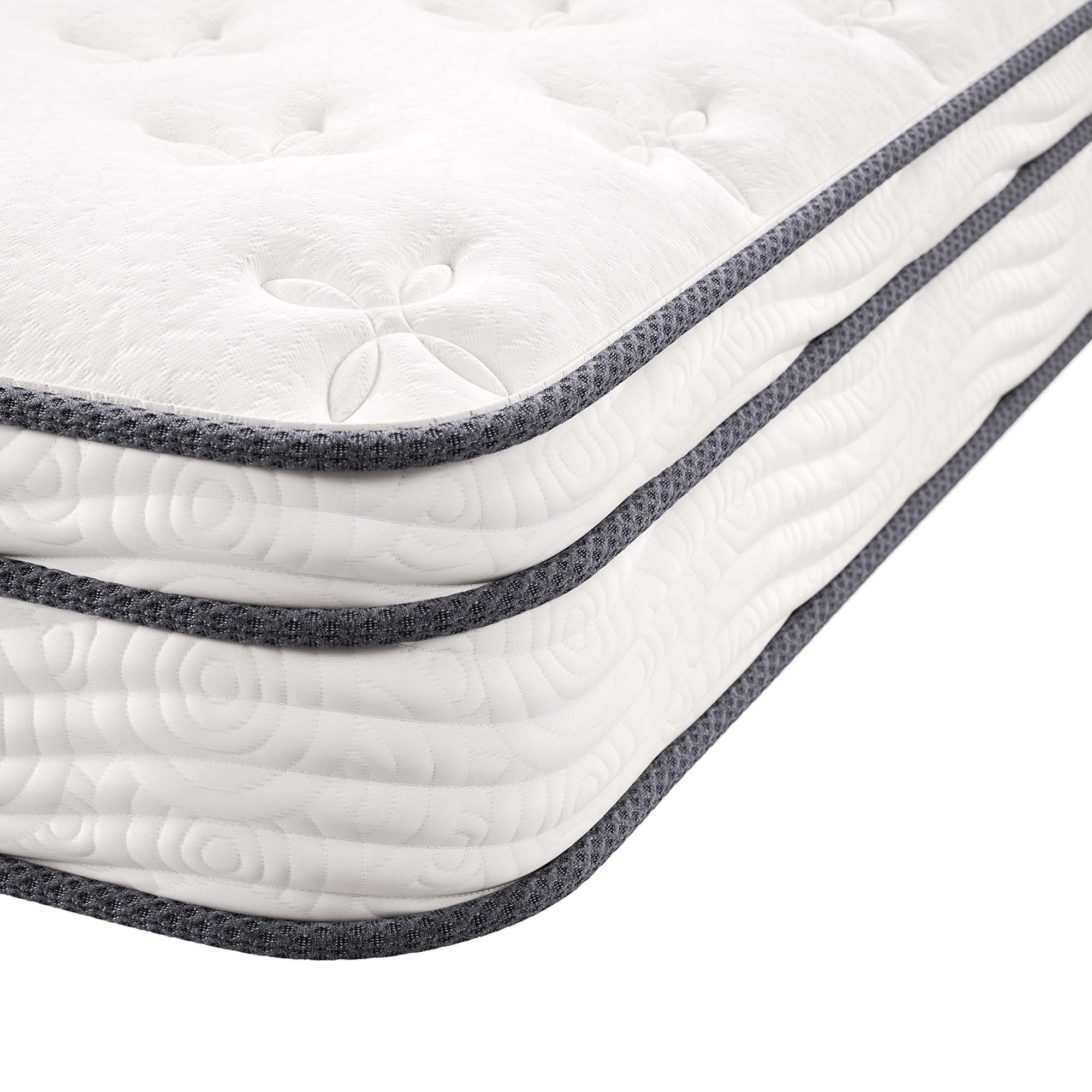 Jenna 8" Innerspring and Foam Full Mattress, White