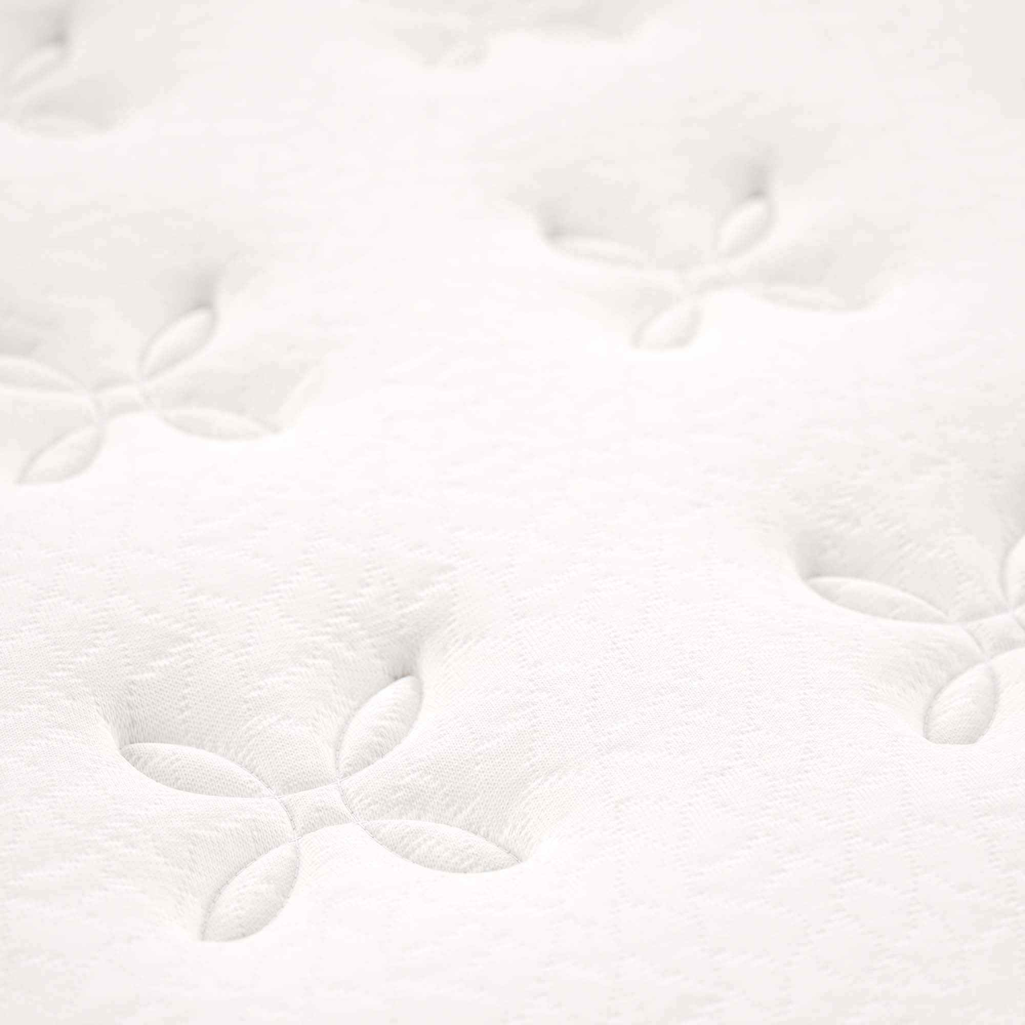 Jenna 8" Innerspring and Foam King Mattress, White