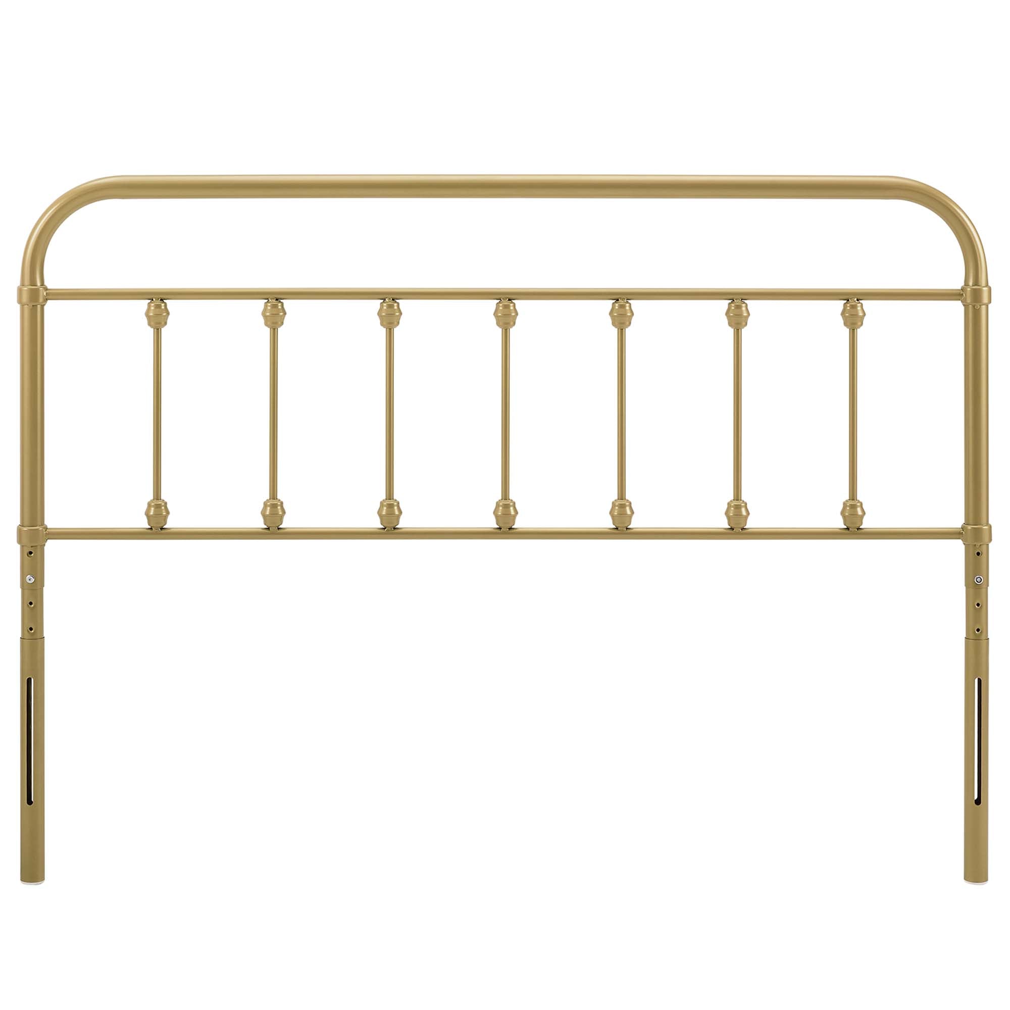 Sage Metal Full Headboard, Gold