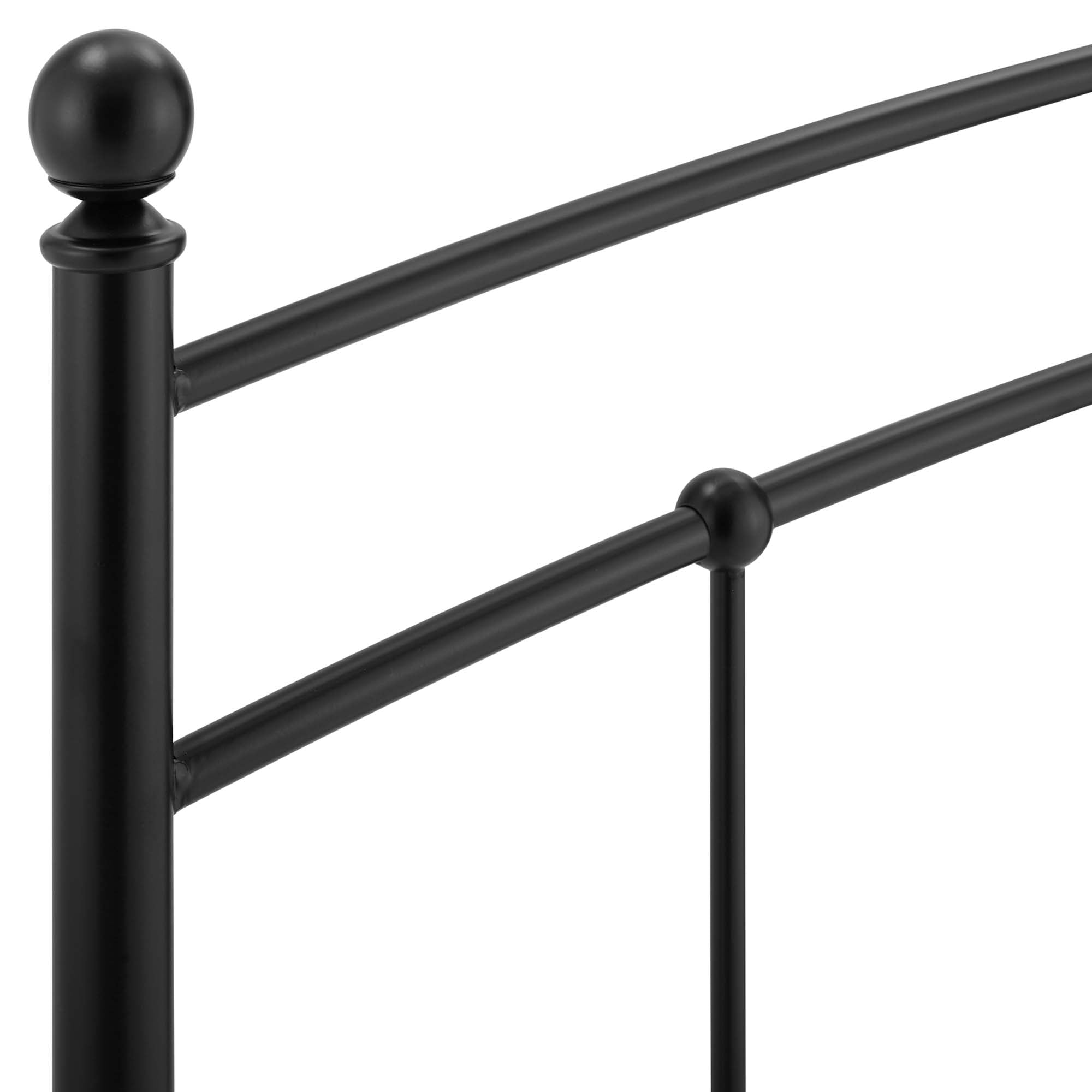 Abigail Metal Twin Headboard, Black
