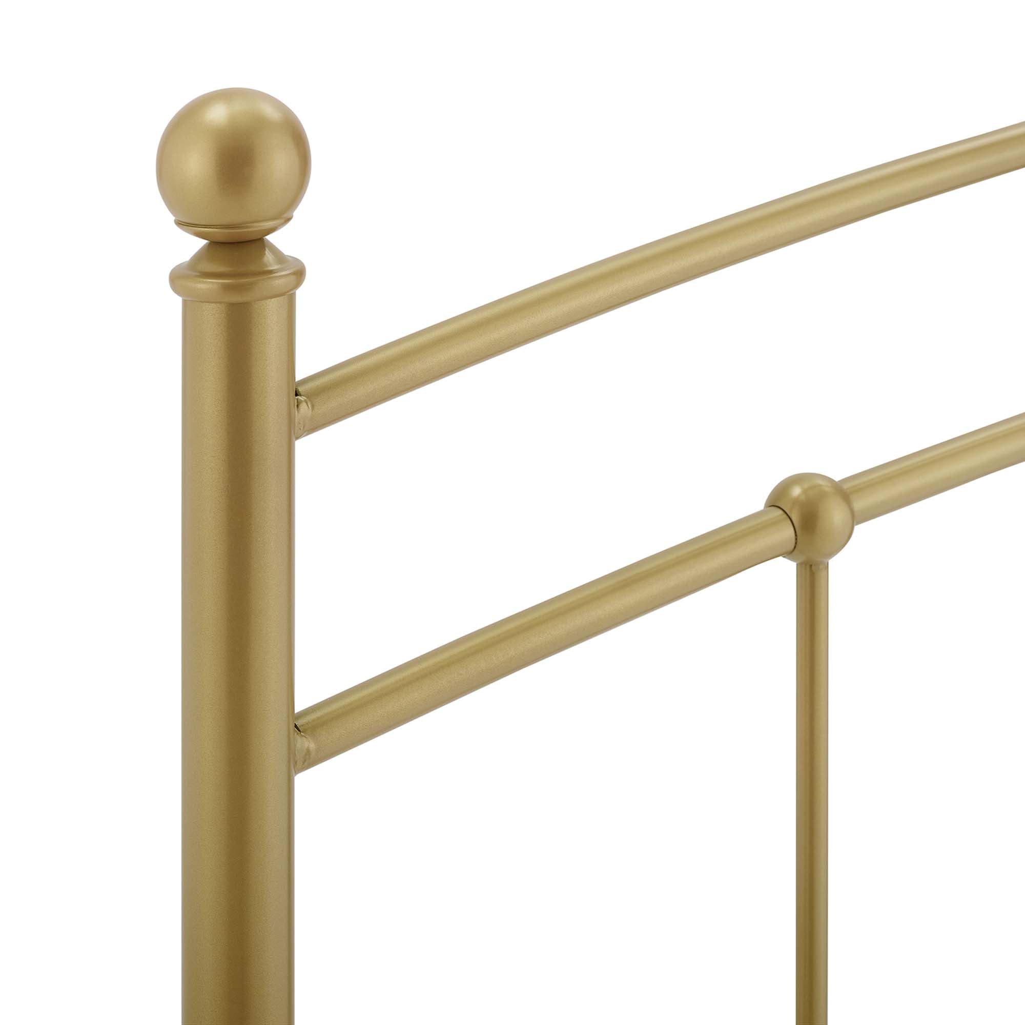 Abigail Metal Queen Headboard, Gold