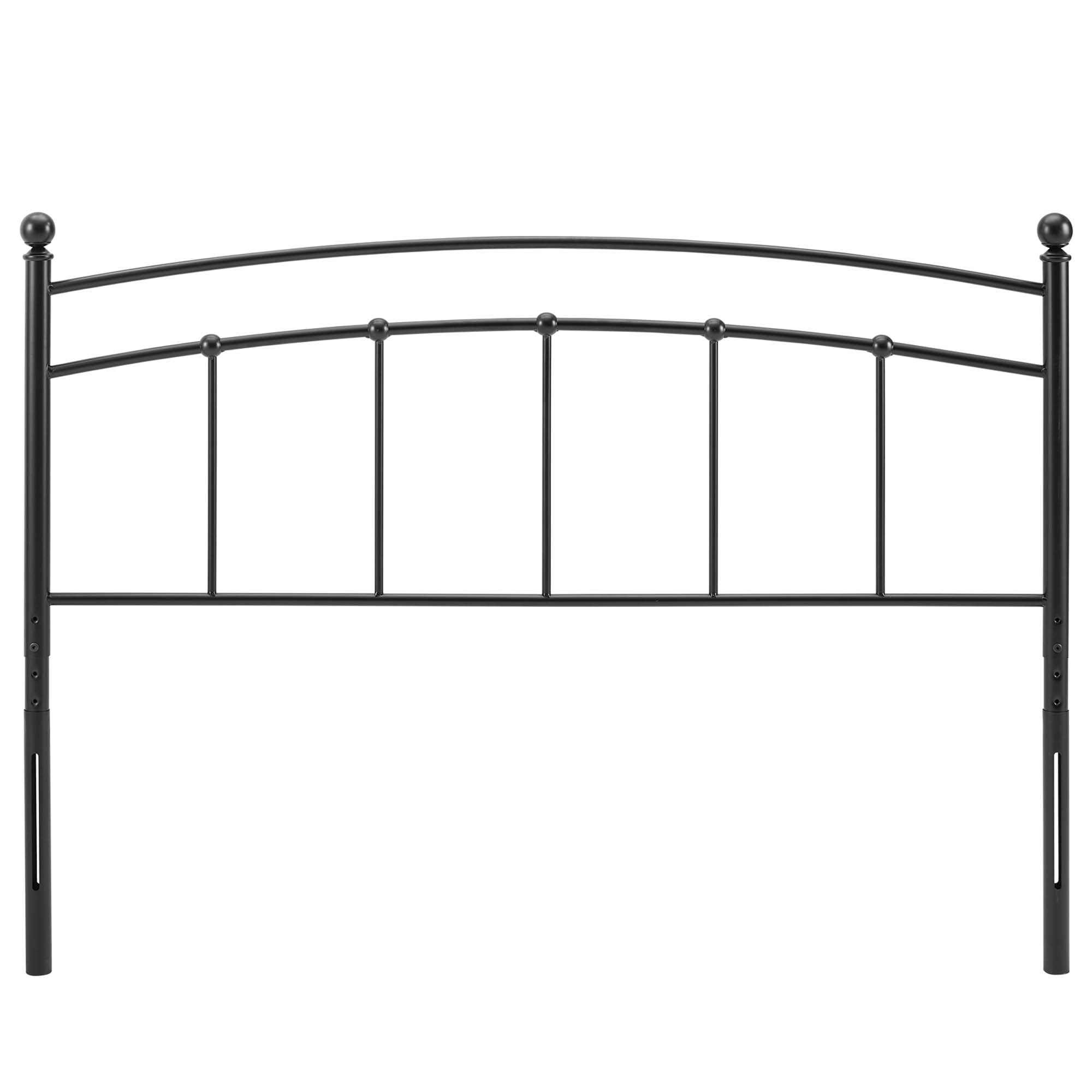 Abigail Metal King Headboard, Black