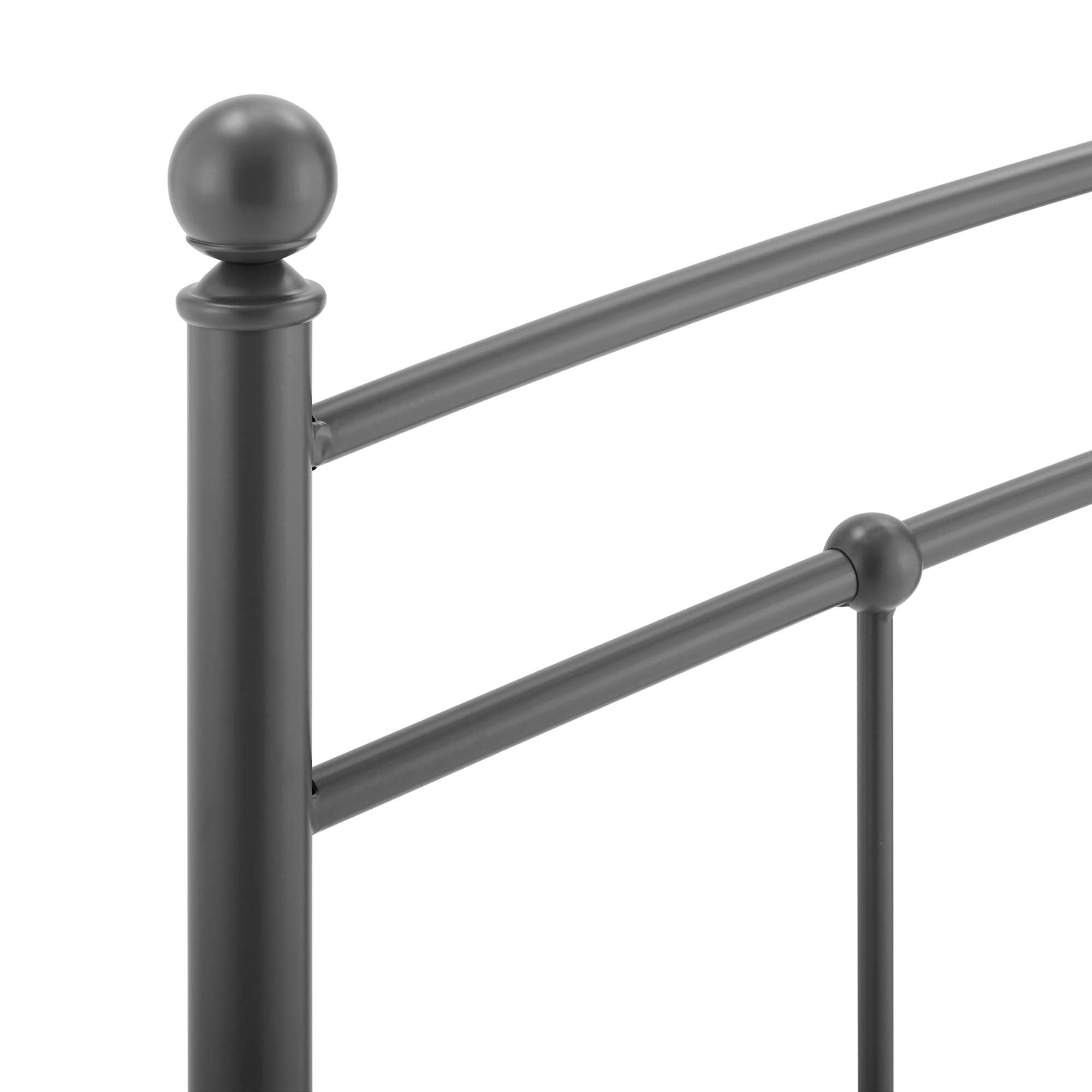 Abigail Metal King Headboard, Gray