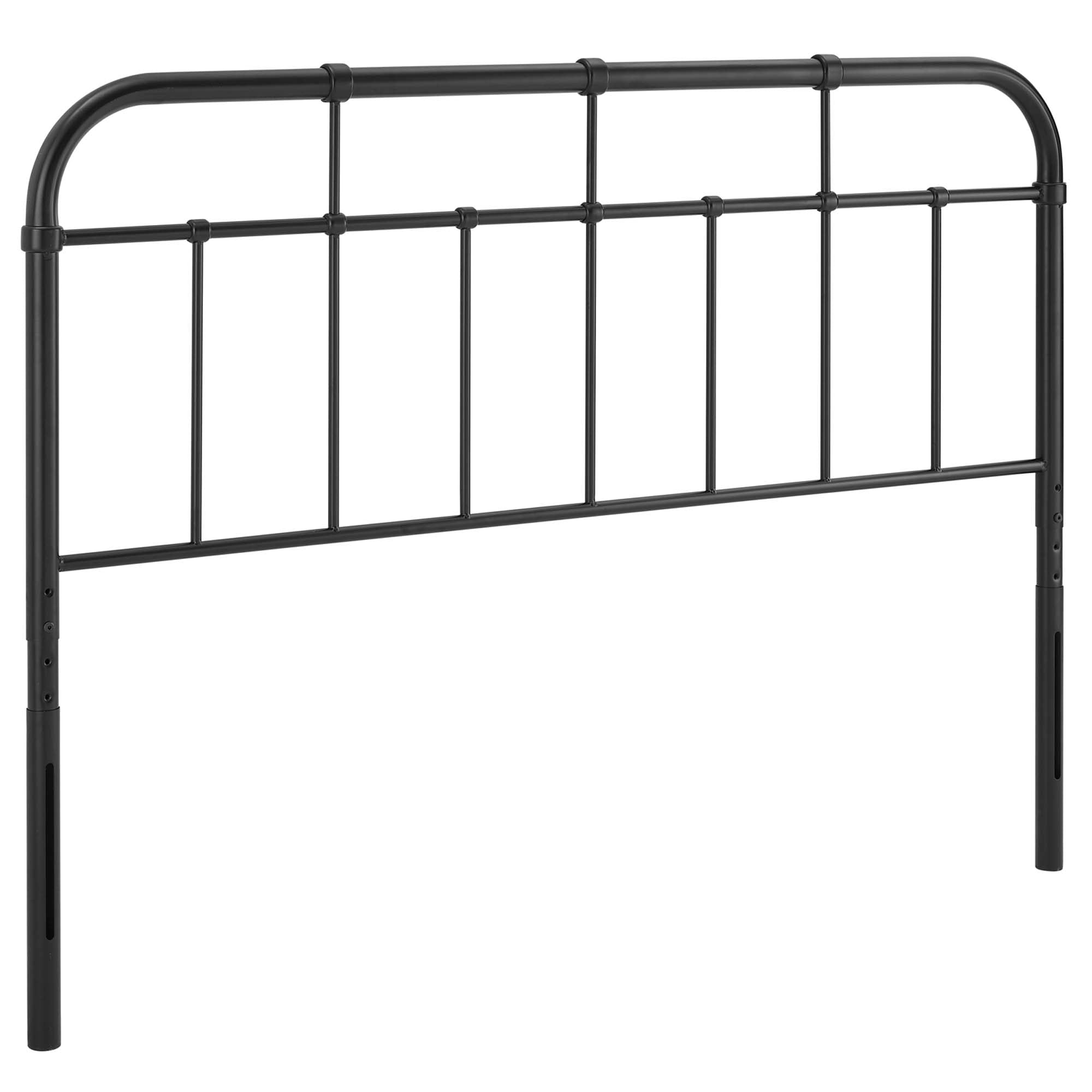 Alessia Metal Twin Headboard, Black