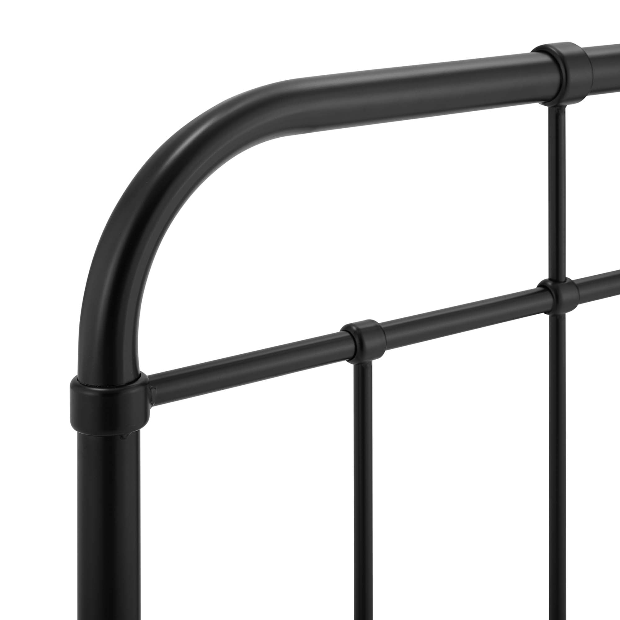 Alessia Metal Full Headboard, Black
