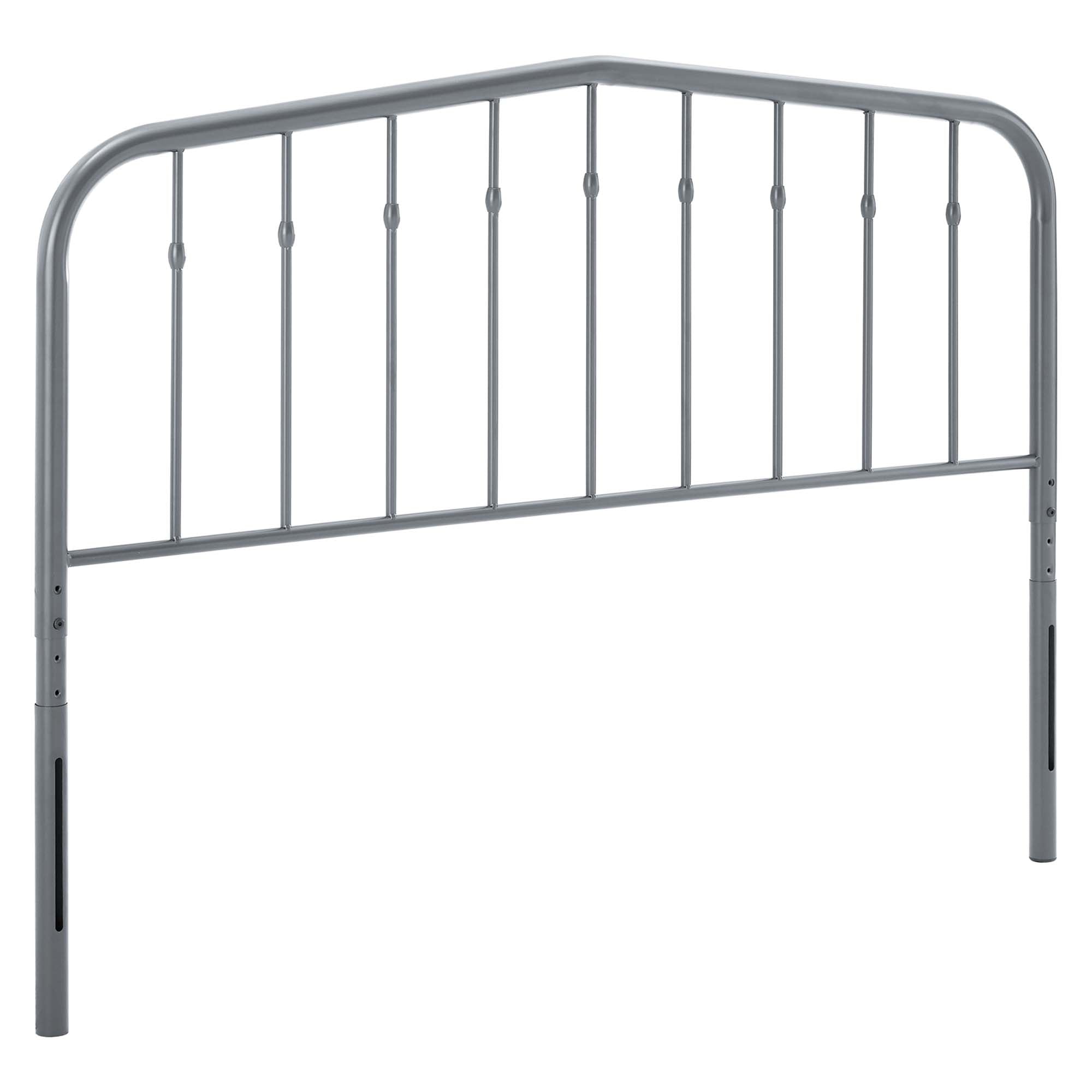 Lennon Metal Twin Headboard, Gray
