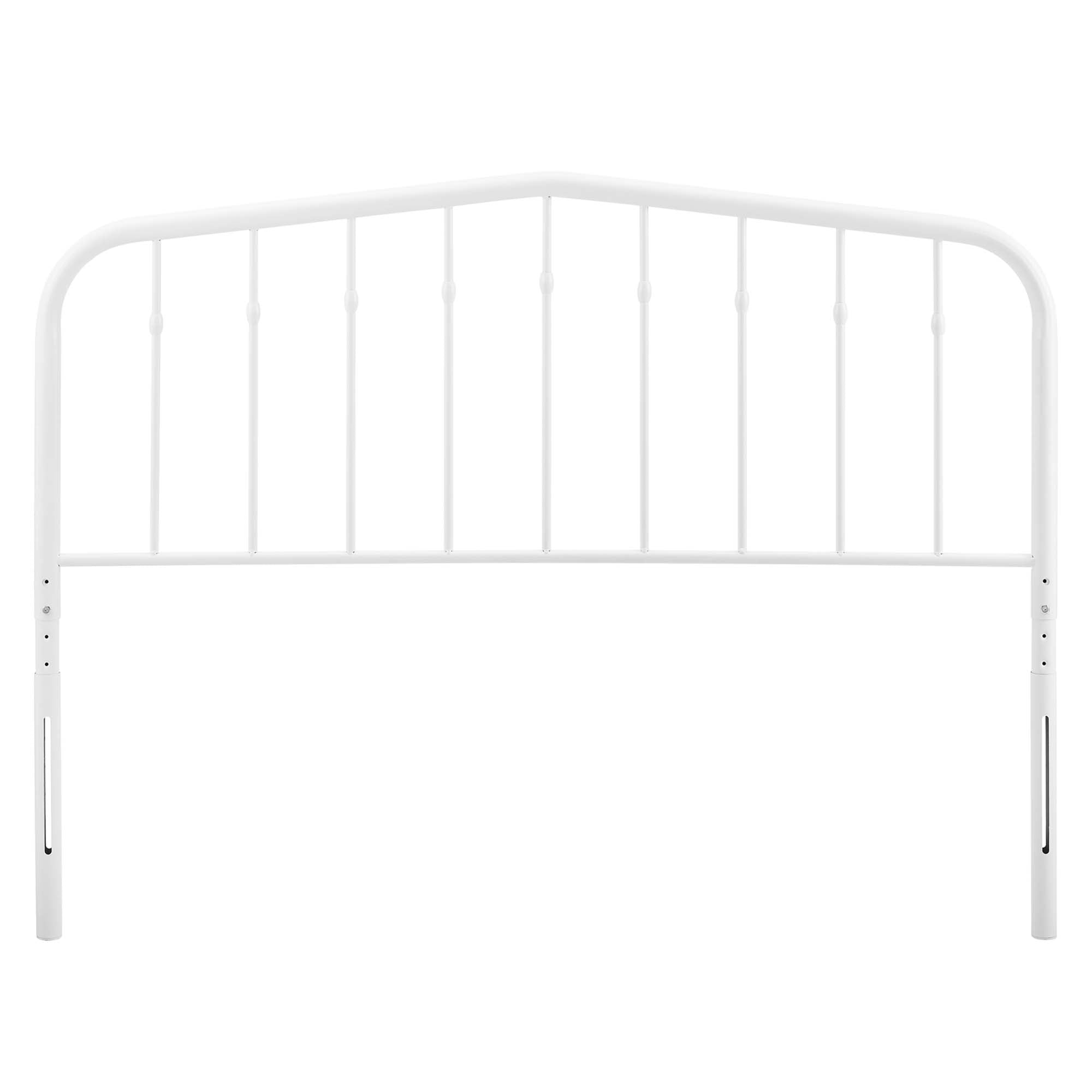 Lennon Metal Queen Headboard, White