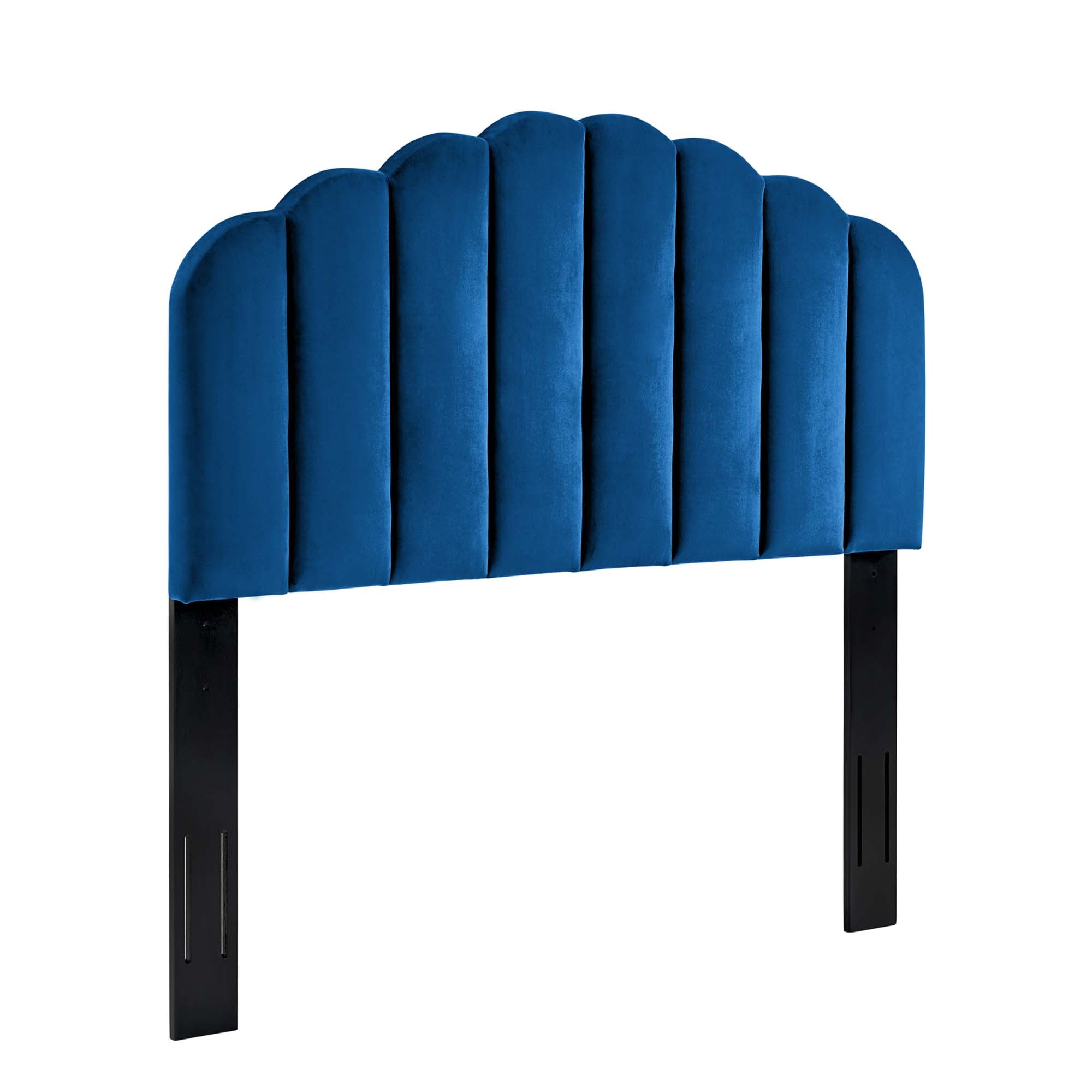 Veronique Performance Velvet Full/Queen Headboard, Navy