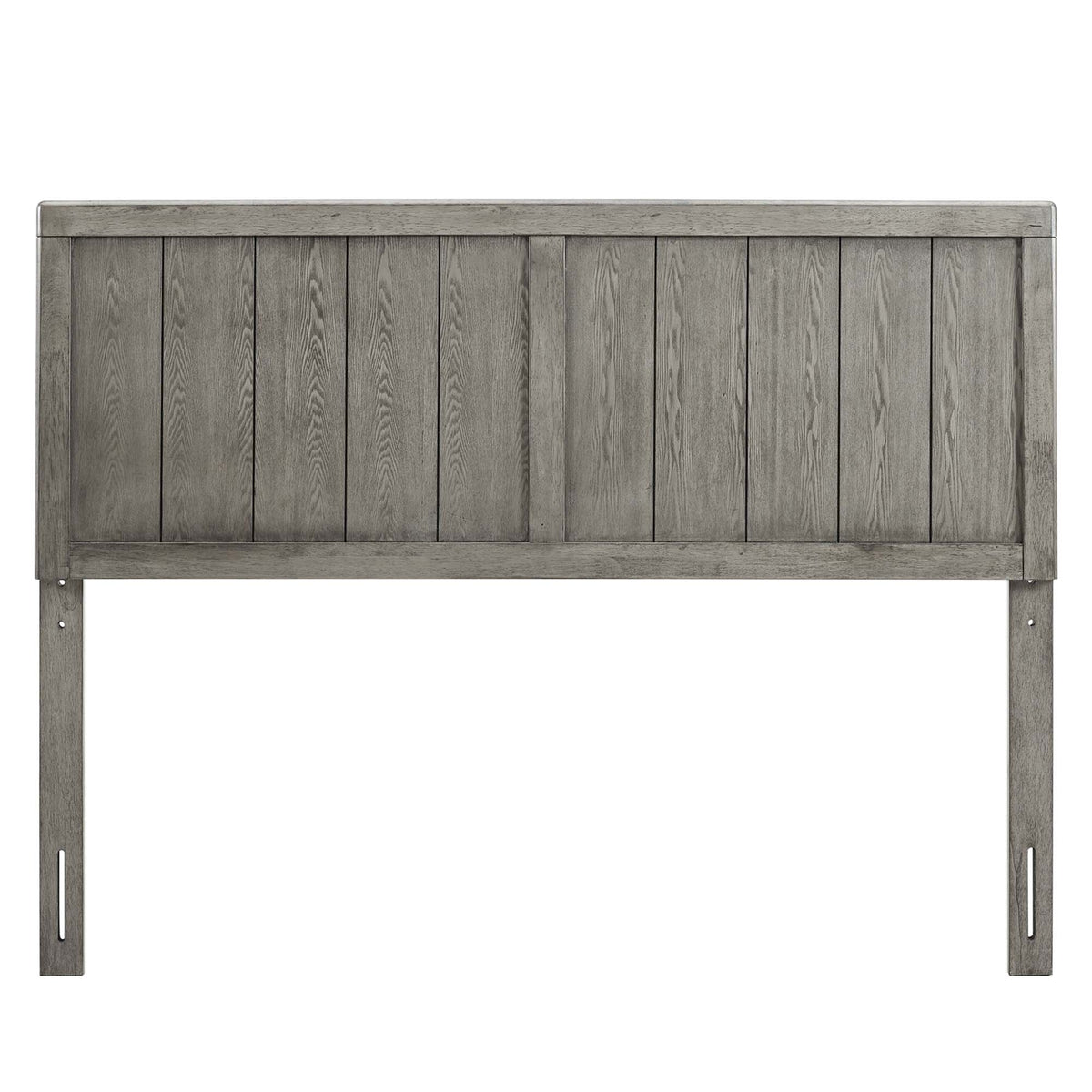 Robbie Wood Queen Headboard, Gray