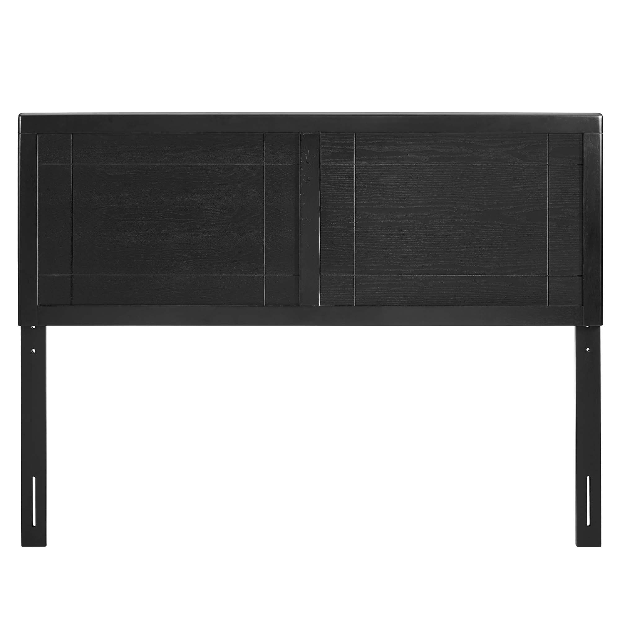 Archie Wood Queen Headboard, Black