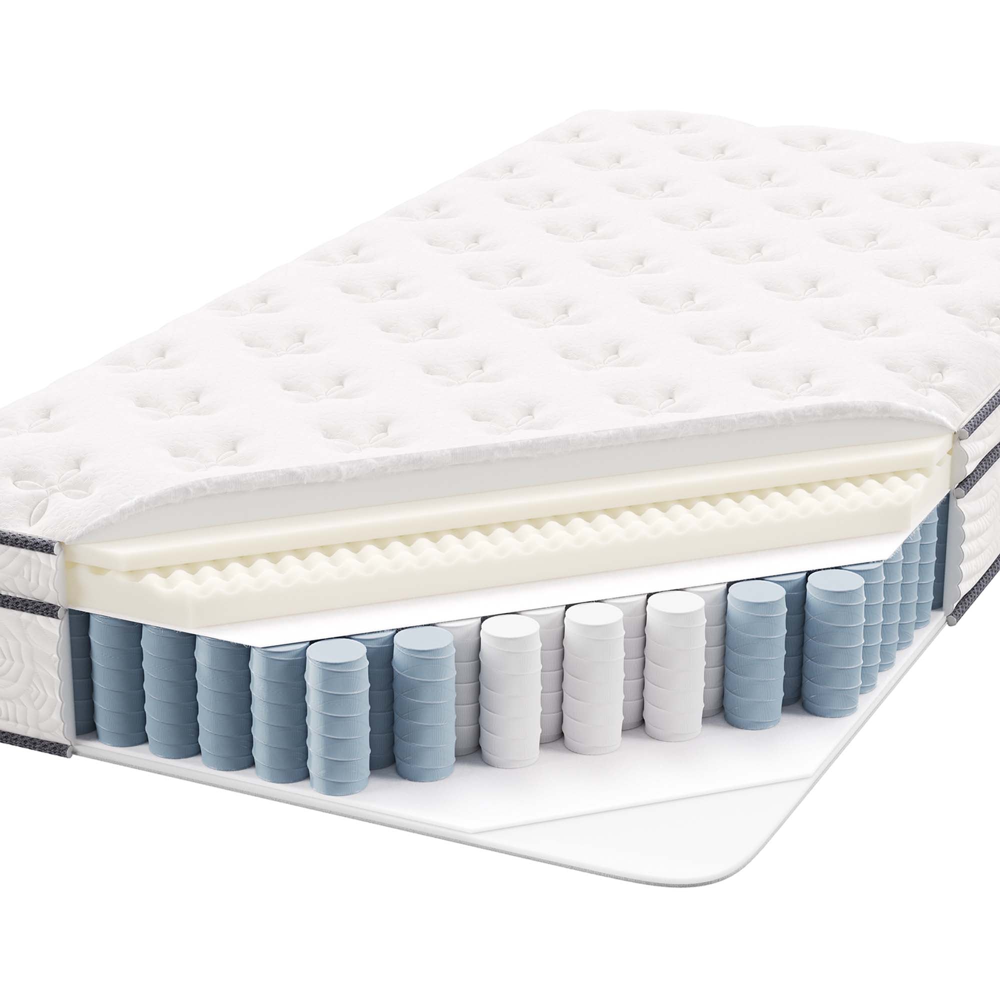 Jenna 10" Innerspring and Foam Twin XL Mattress, White