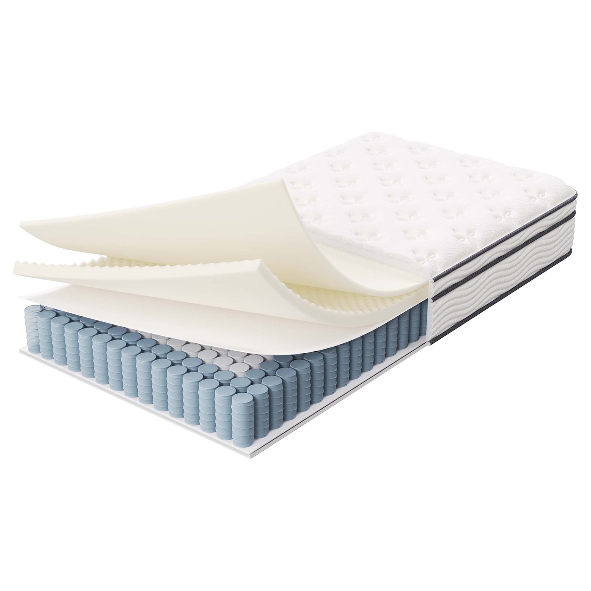 Jenna 10" Innerspring and Foam Twin XL Mattress, White