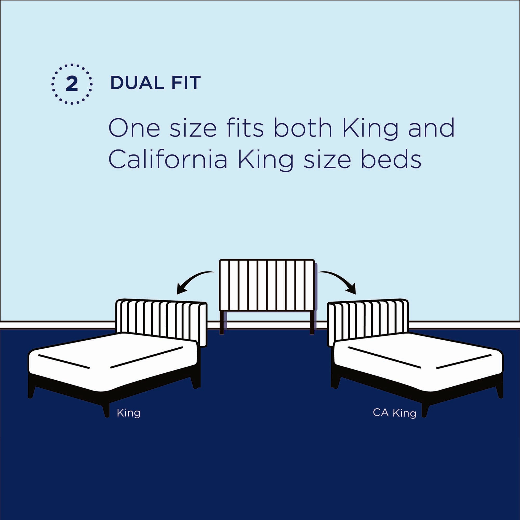 Sophia Tufted Performance Velvet King/California King Headboard, Light Gray