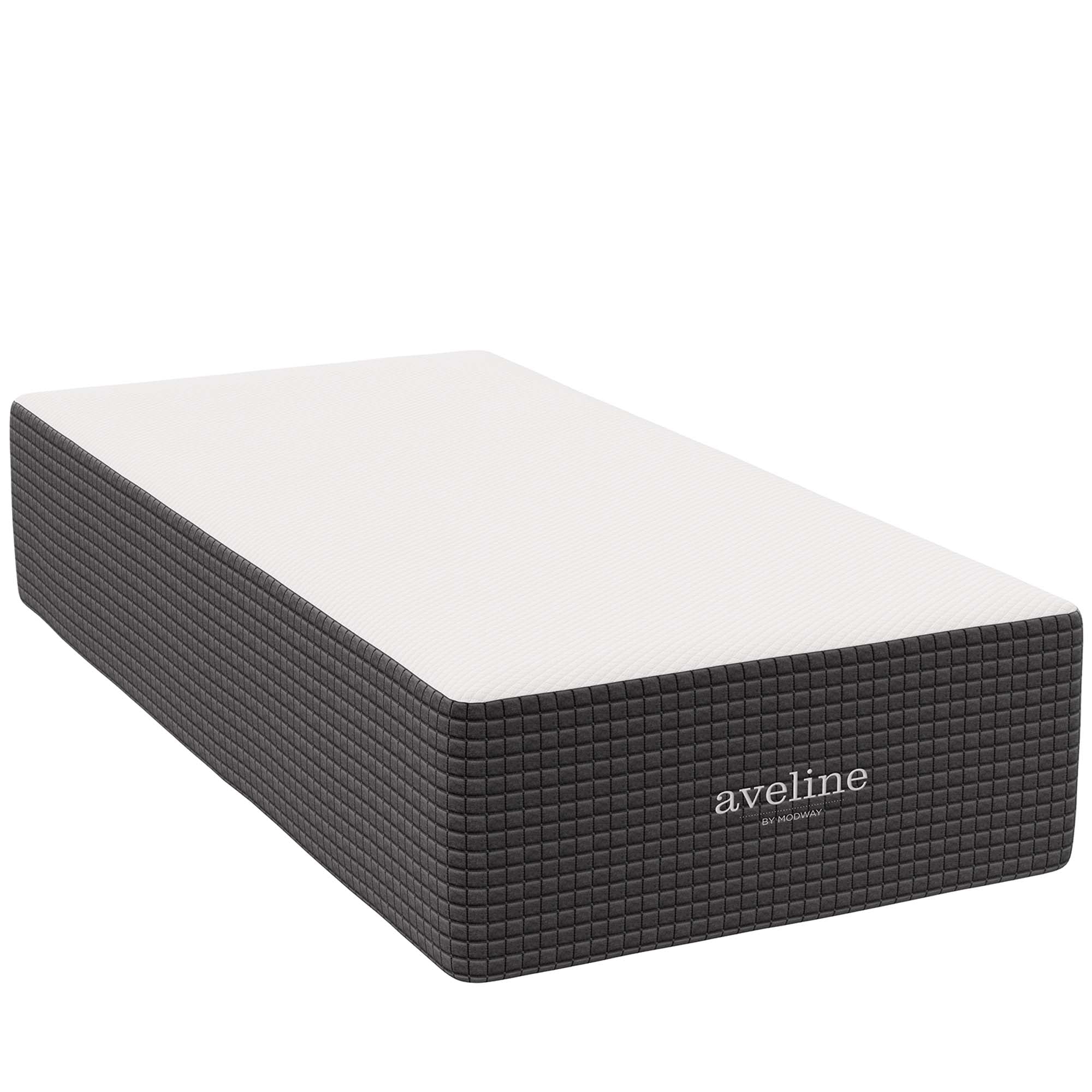 Aveline 16" Memory Foam Twin Mattress, White
