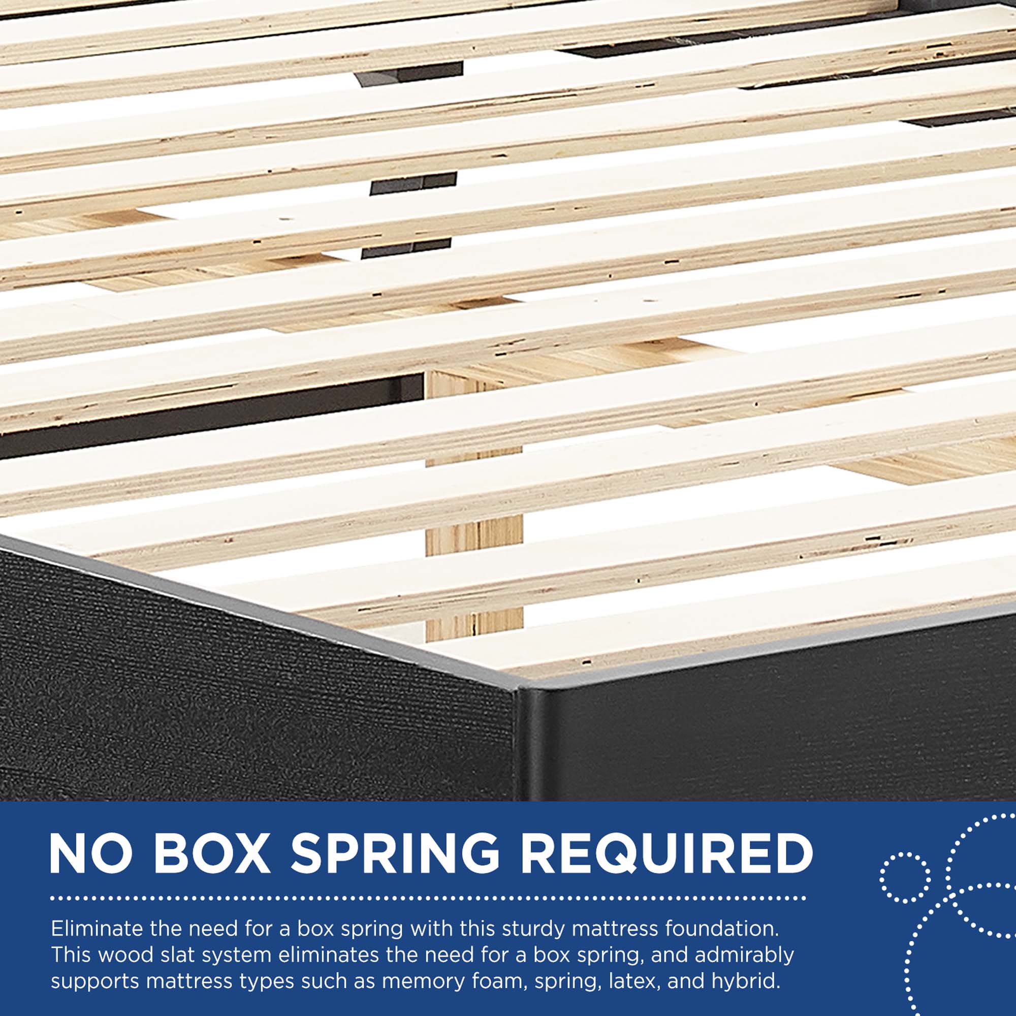 Xarvin Full Woven Rattan Platform Bed – Angular Legs & No Box Spring Needed