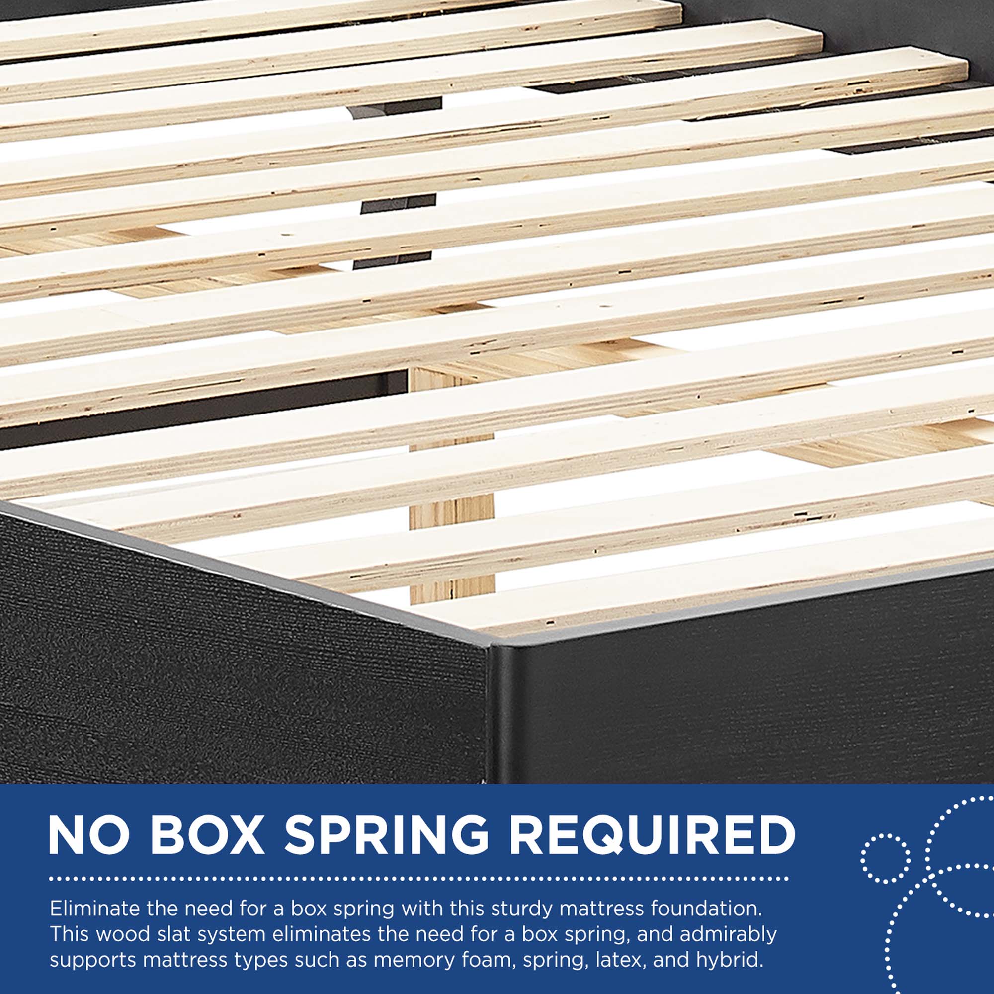 Full Rattan Cane Yalvin Platform Bed – Woven Headboard with Rubberwood Frame