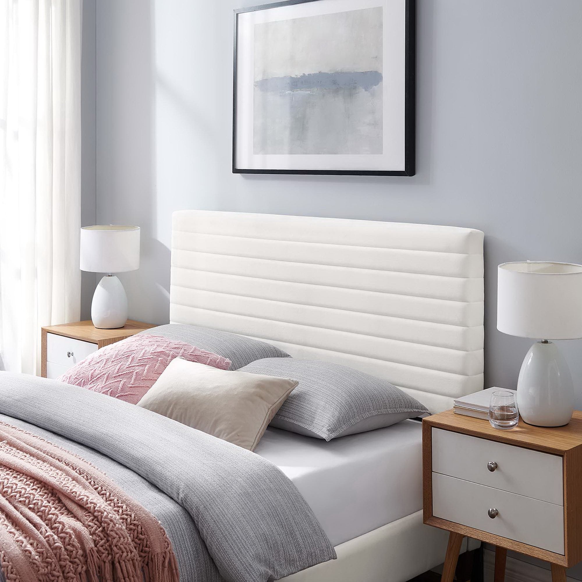 Tranquil Full/Queen Headboard, White