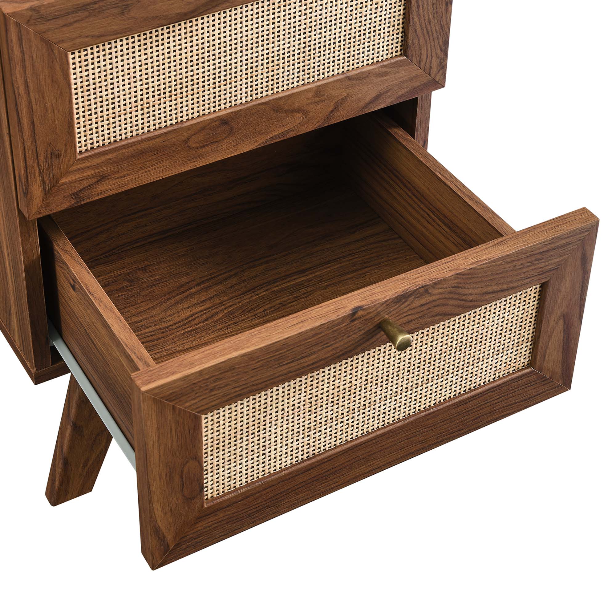 Soma 2-Drawer Nightstand, Walnut