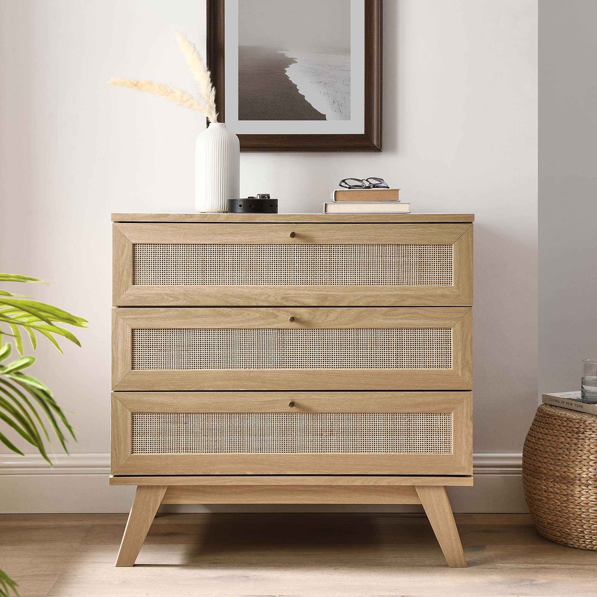Soma 3-Drawer Dresser, Oak