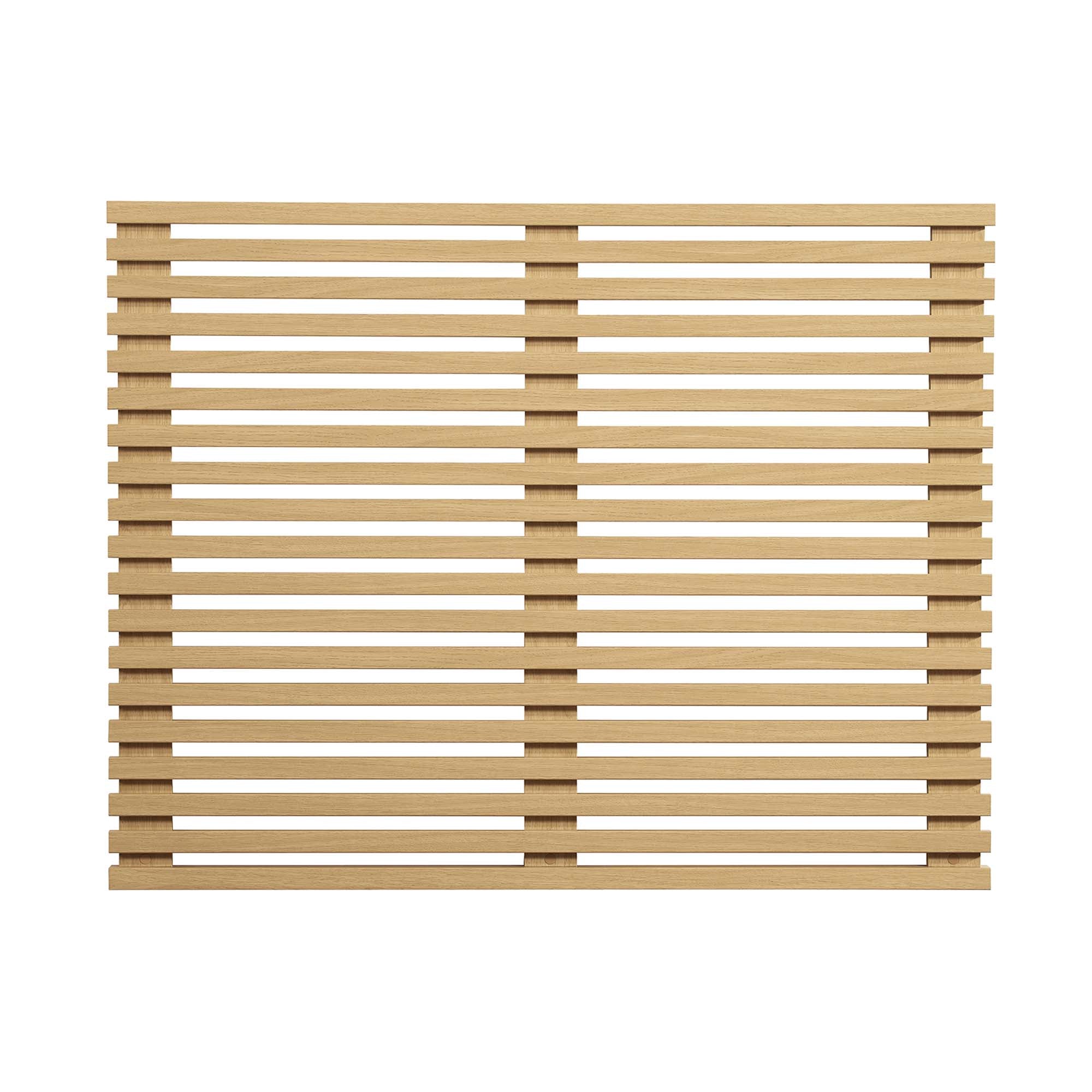 Render Wall Mount Twin Headboard, Oak
