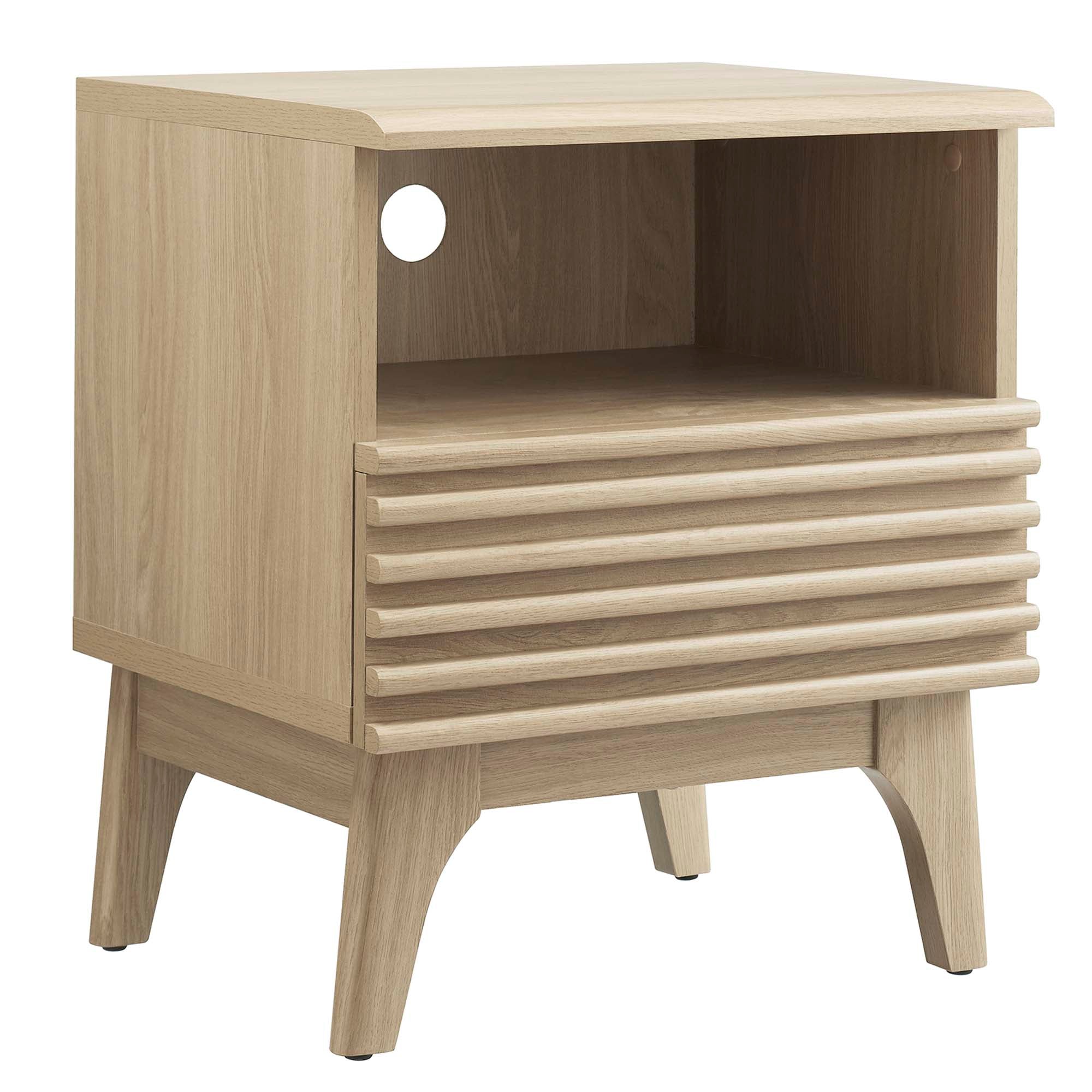 Render Nightstand, Oak