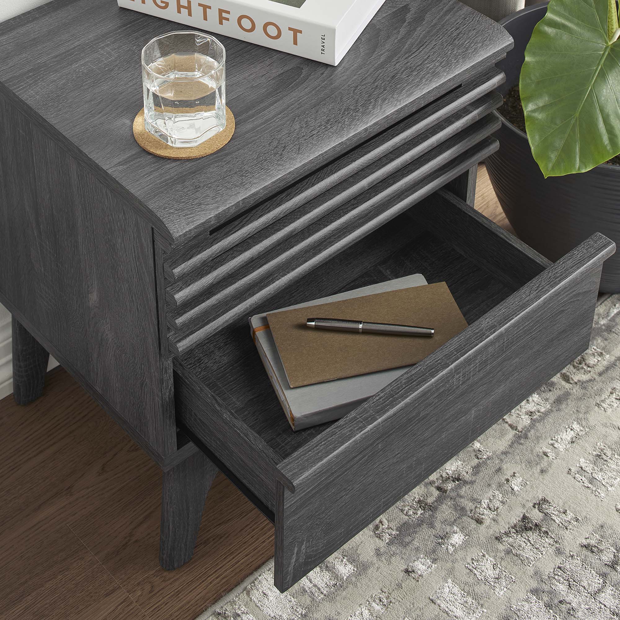 Render Nightstand, Charcoal