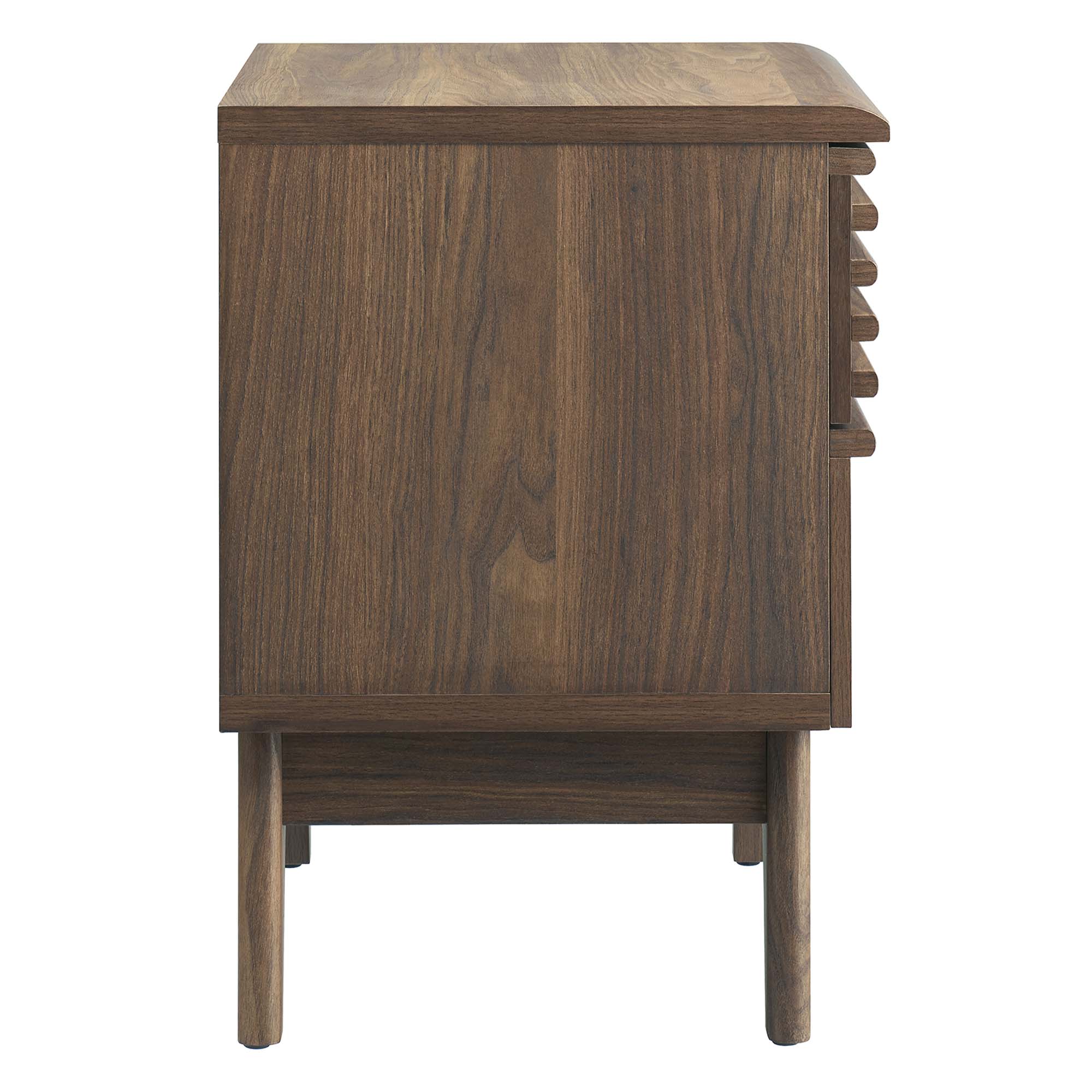 Render Nightstand, Walnut