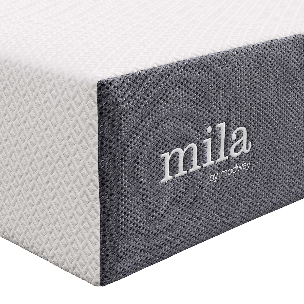 Mila 12" King Mattress, White