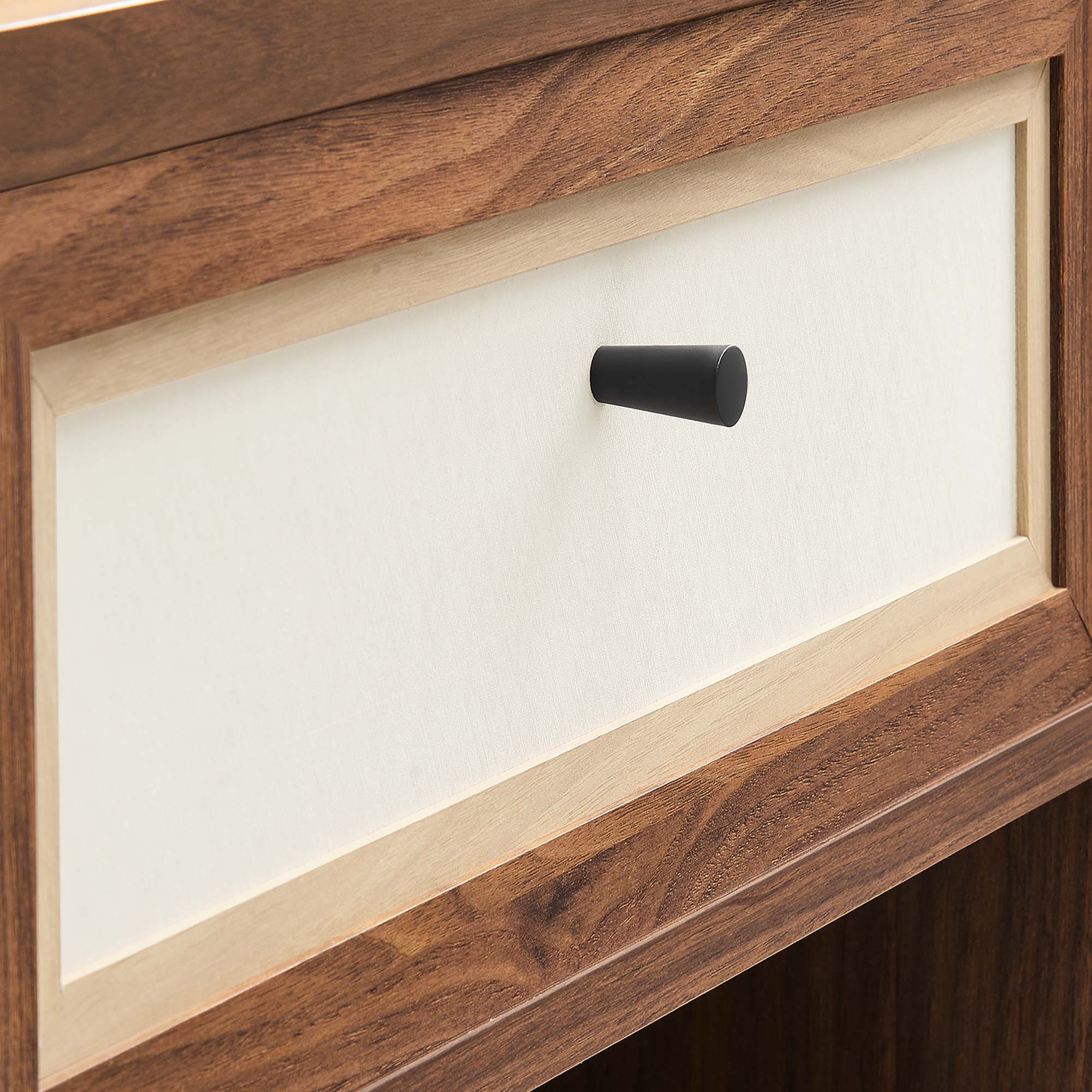 Capri Wood Grain Nightstand, Walnut