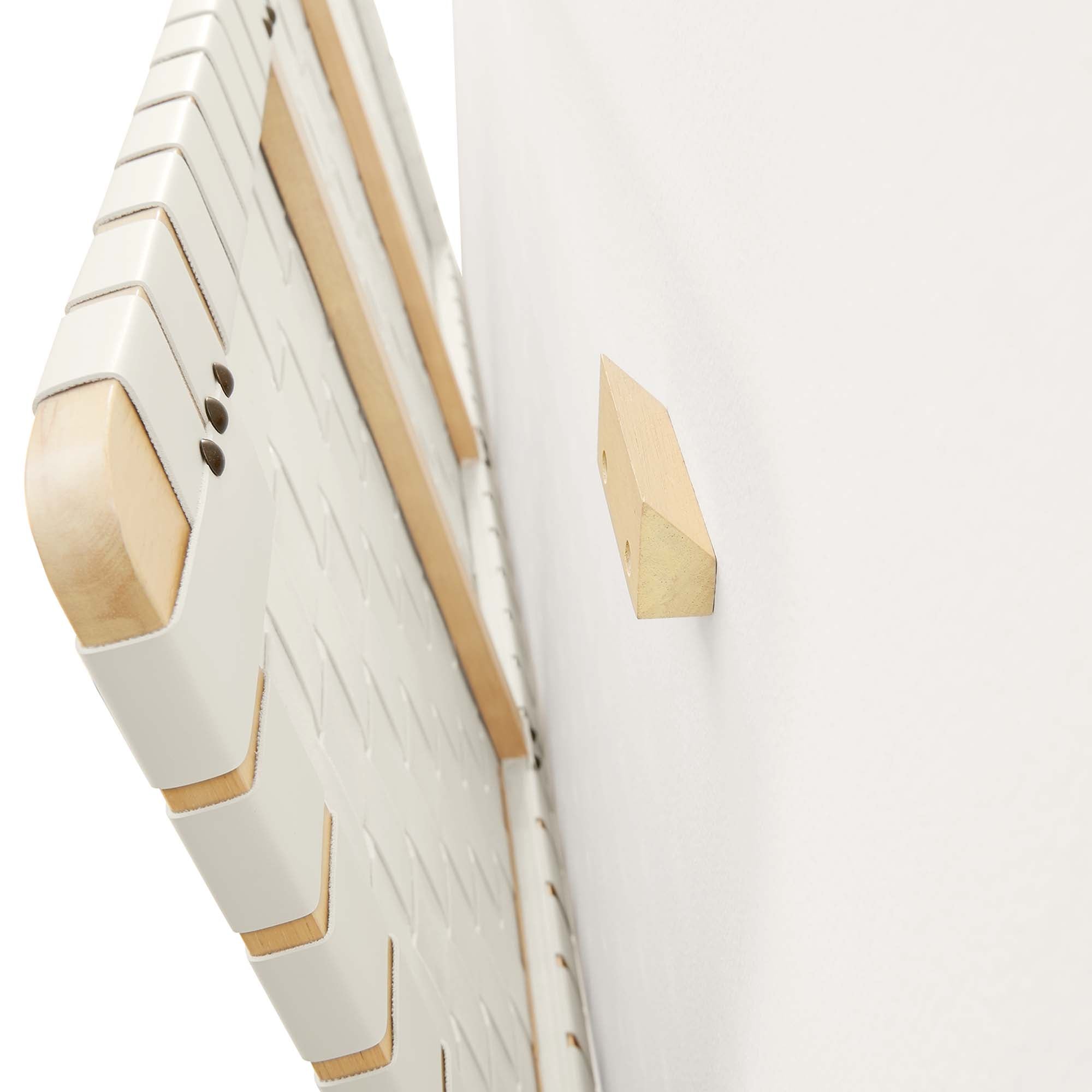 Sparta Weave Wall-Mount Vegan Leather Twin Headboard, Natural Beige