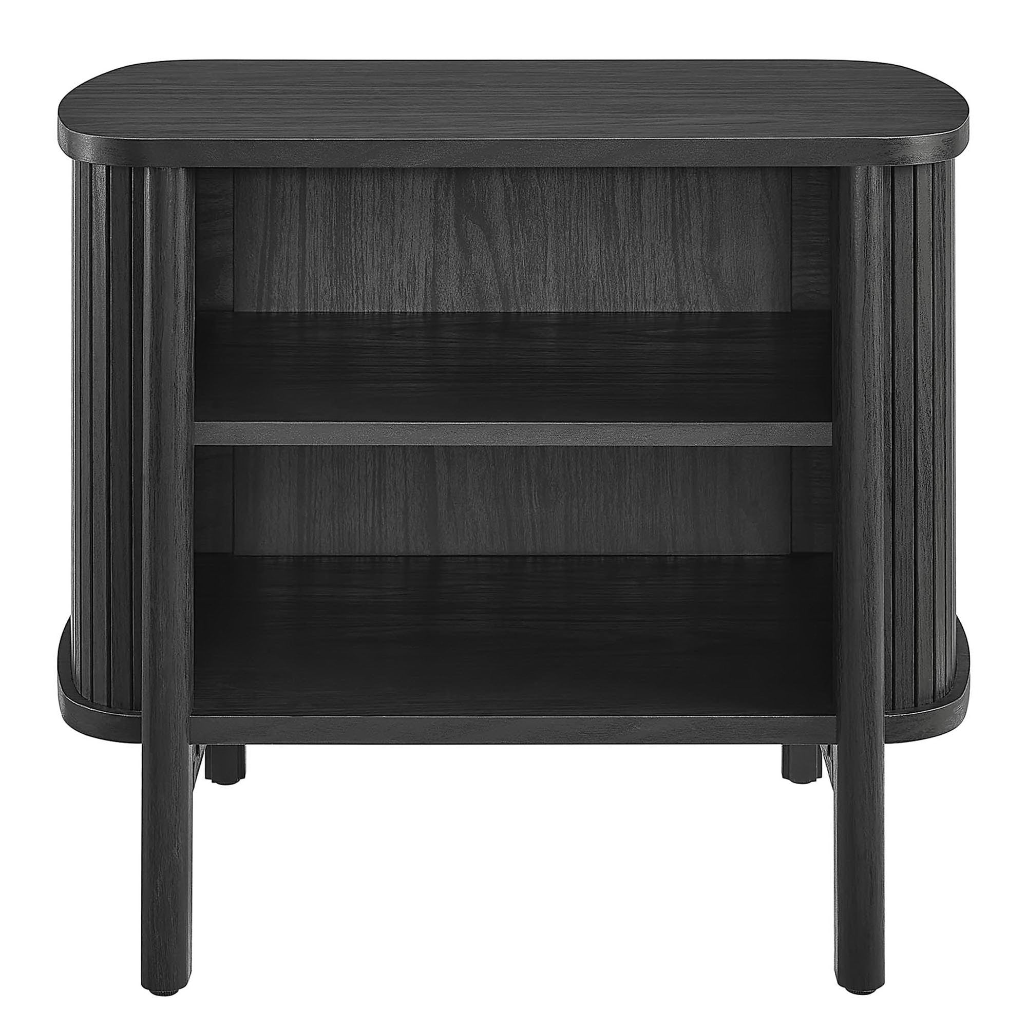 Cadence Open Nightstand, Black