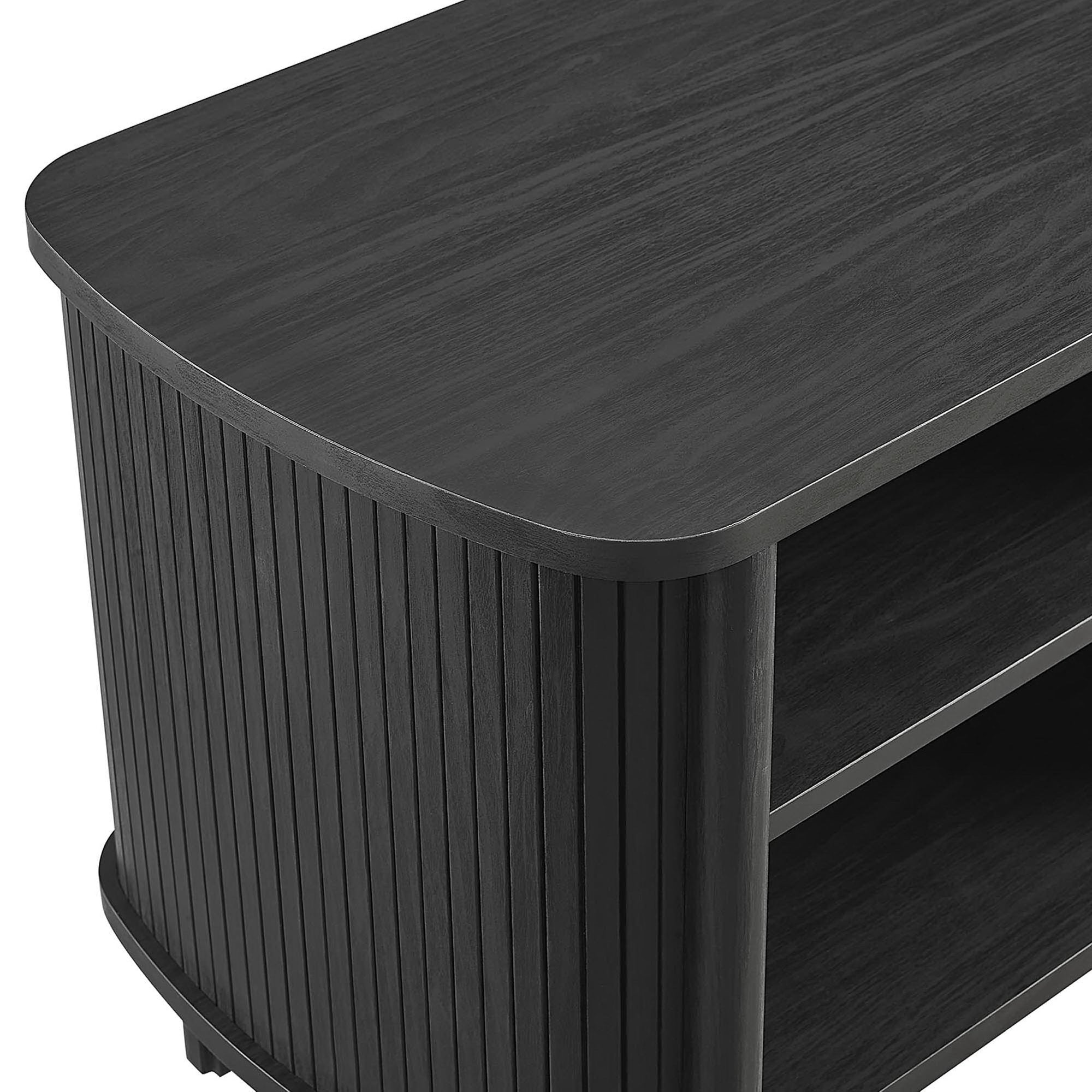 Cadence Open Nightstand, Black