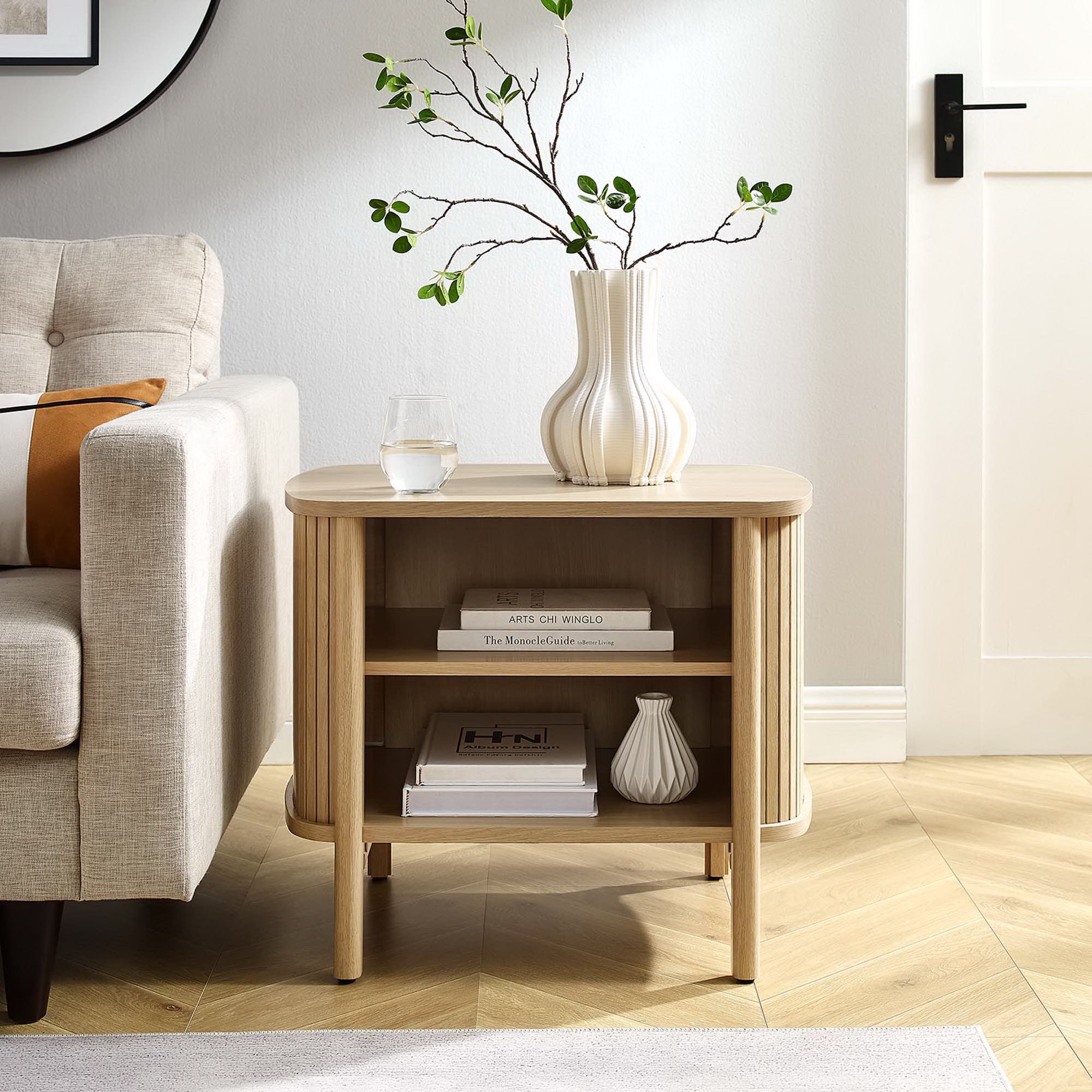 Cadence Open Nightstand, Oak