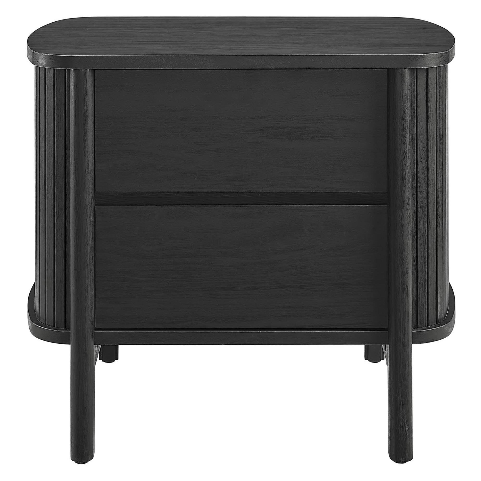 Cadence 2-Drawer Nightstand, Black