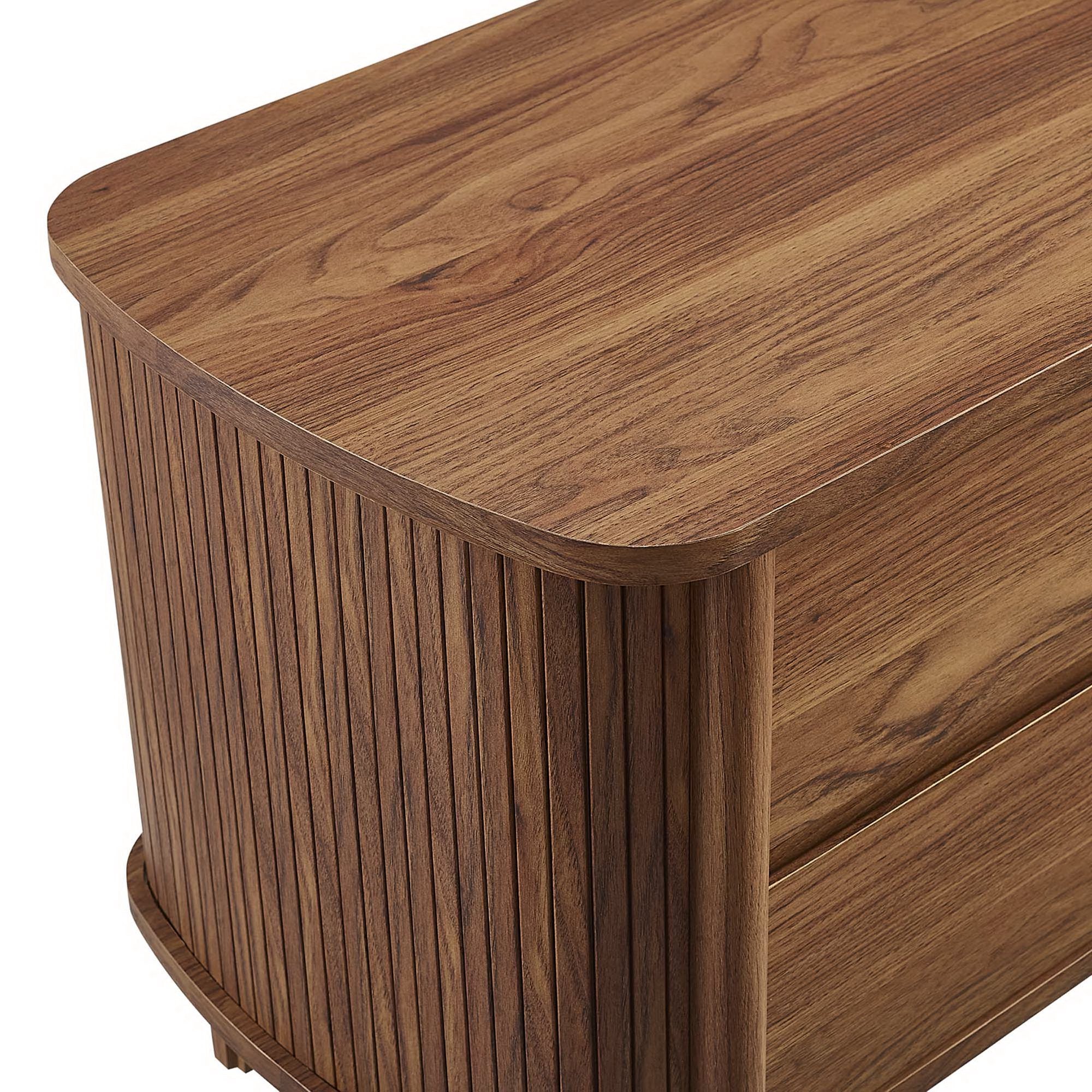 Cadence 2-Drawer Nightstand, Walnut