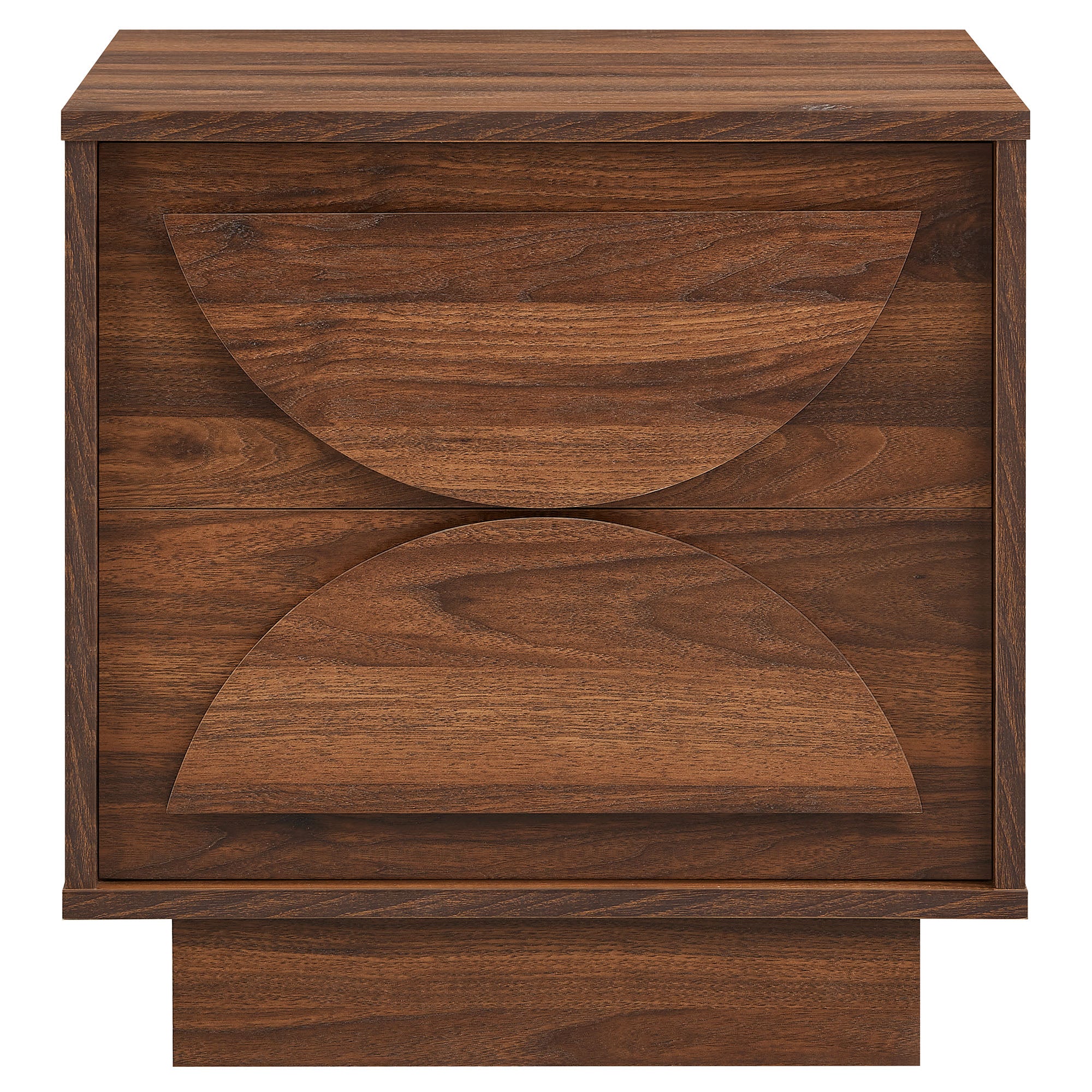 Bulwark 2-Drawer Nightstand, Walnut