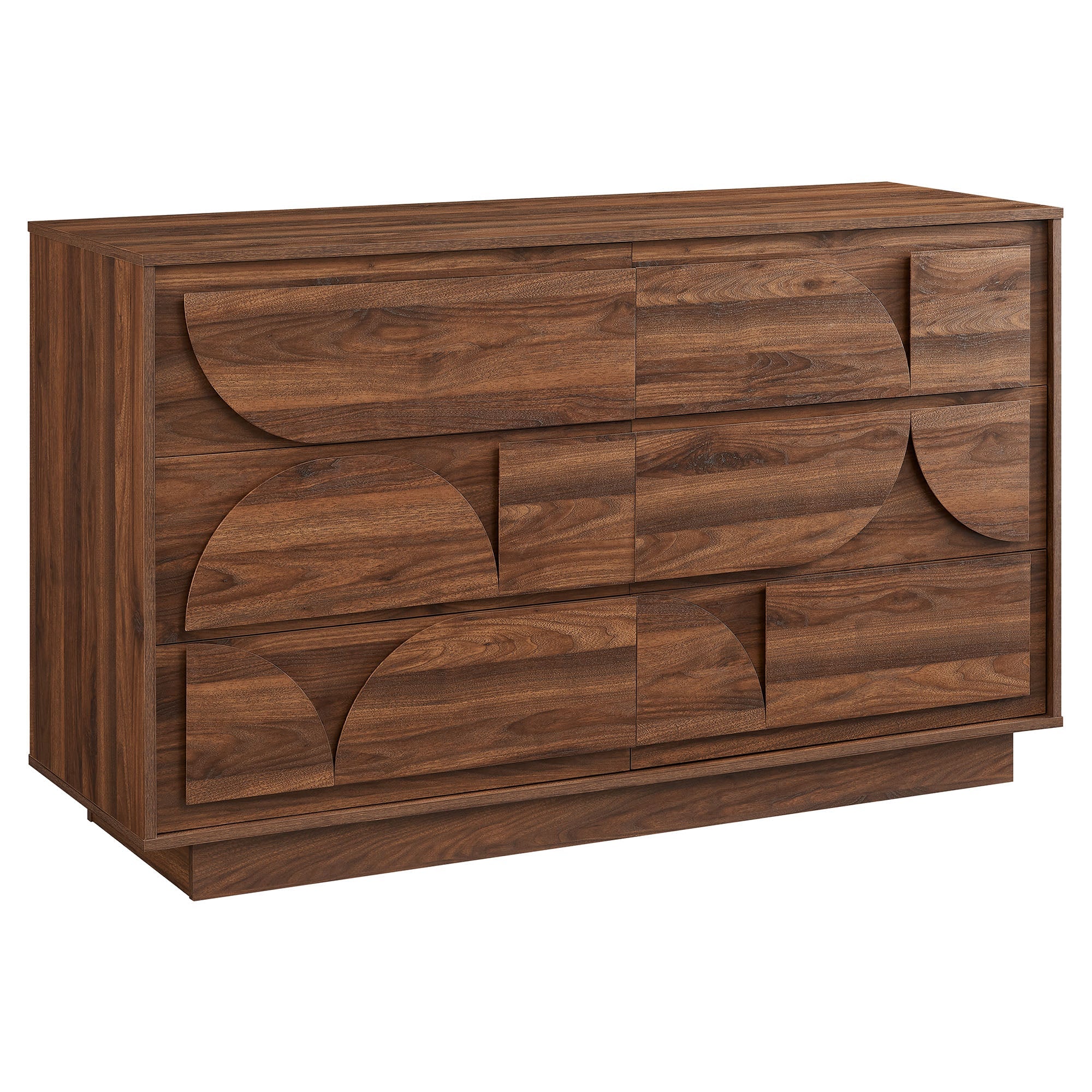 Bulwark 6-Drawer Dresser, Walnut