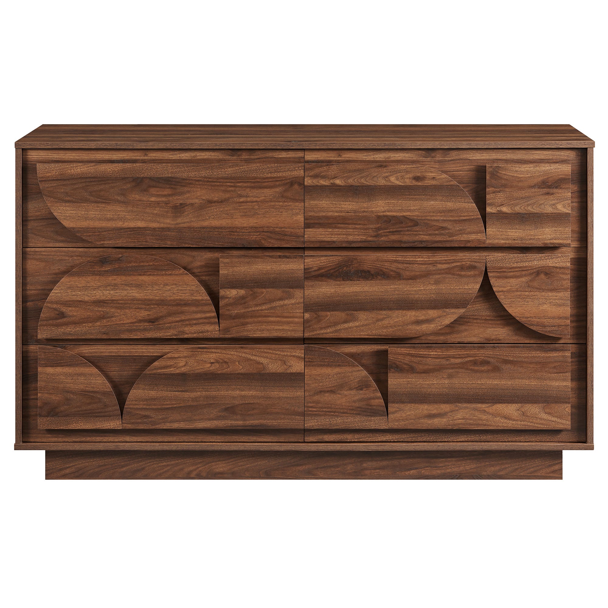 Bulwark 6-Drawer Dresser, Walnut