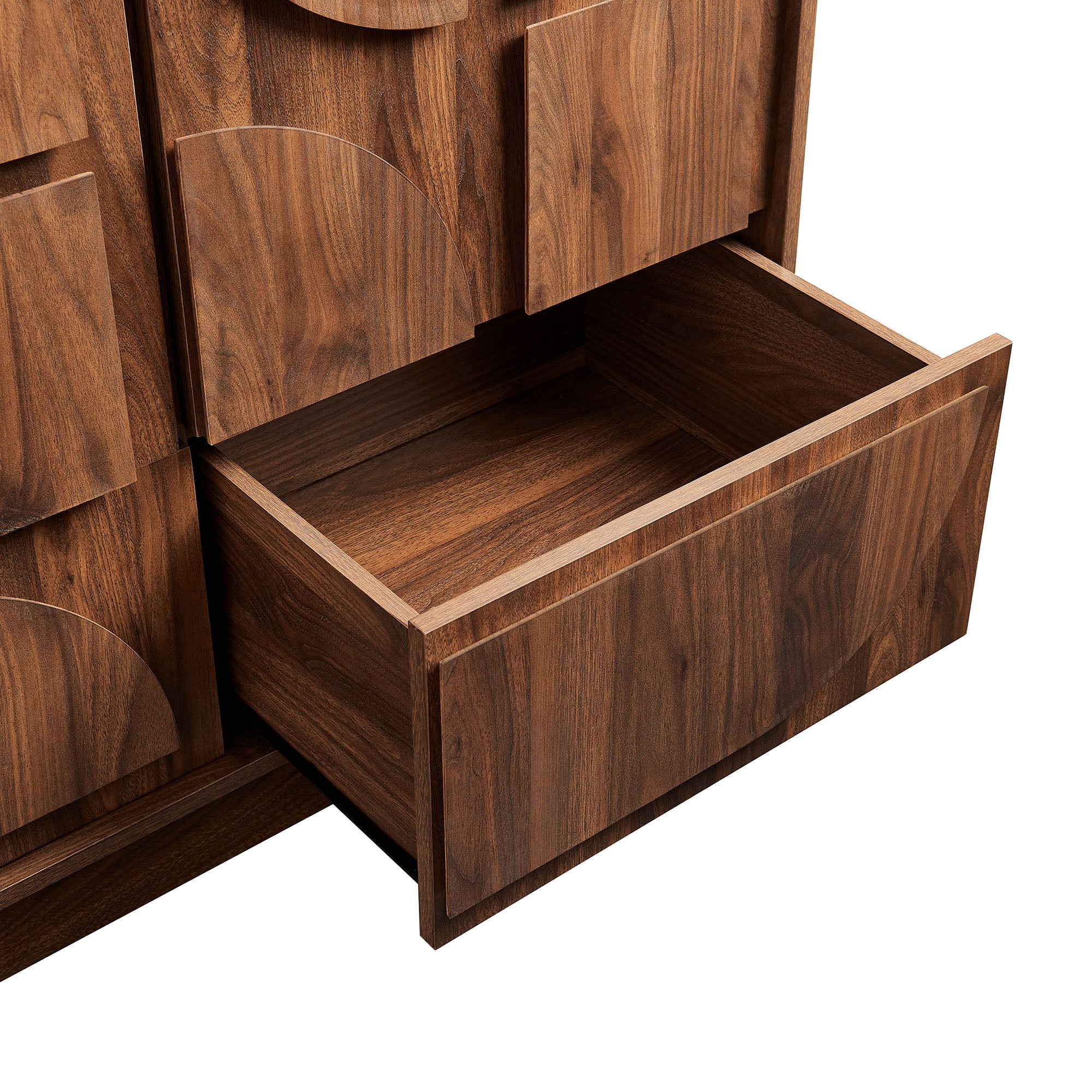 Bulwark 3-Door Wardrobe Closet, Walnut