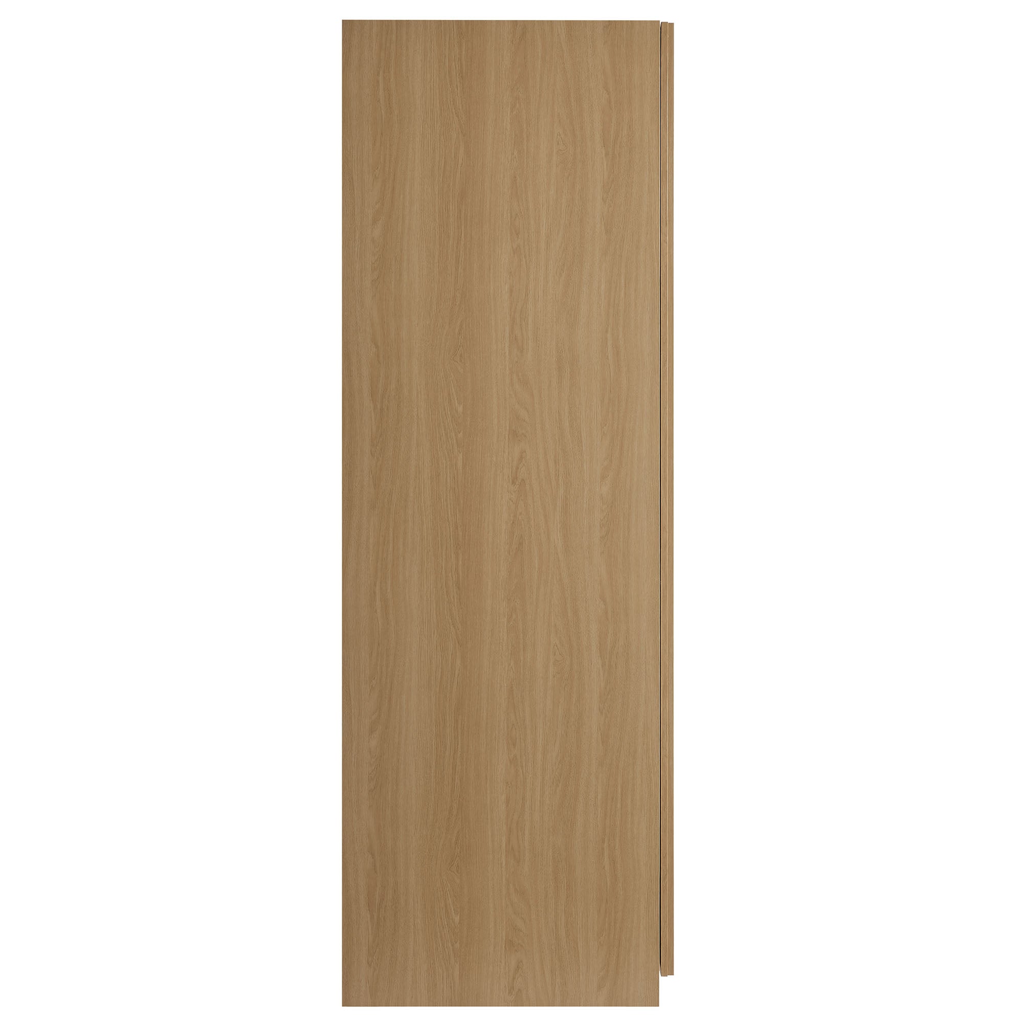 Render 2-Door Wardrobe Closet, Oak