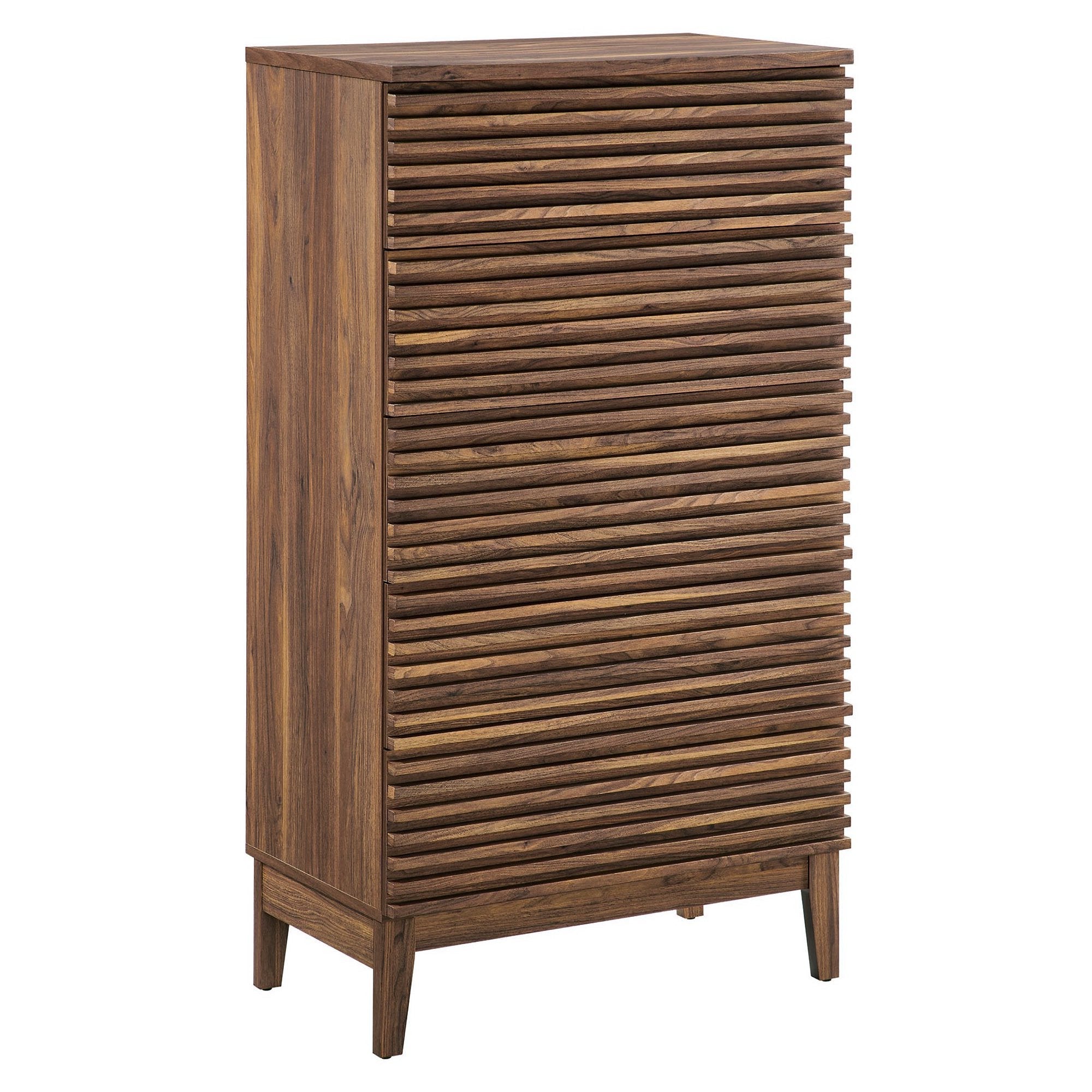 Render 5-Drawer Chest, Walnut