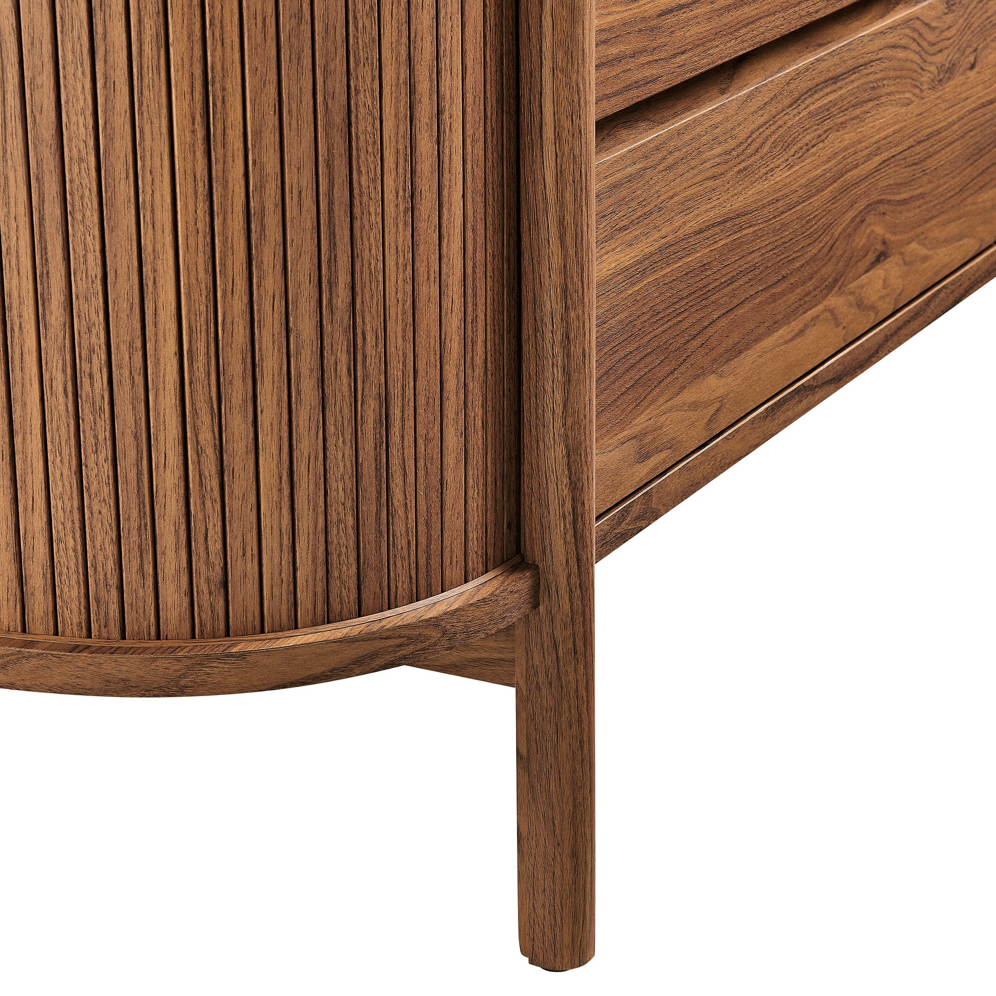 Cadence 6-Drawer Curved Dresser, Walnut